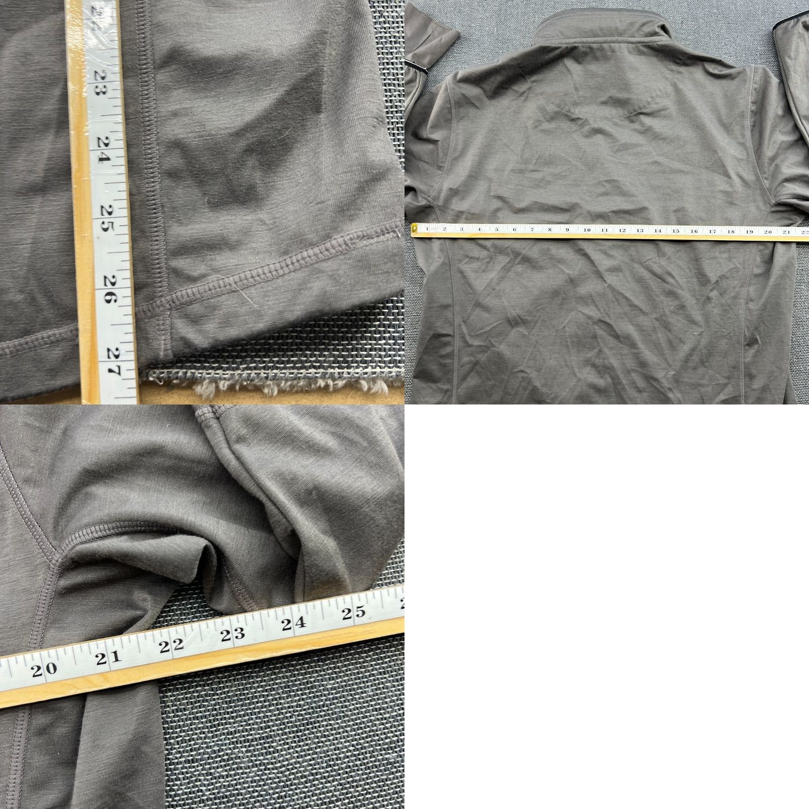 Vintage Super.Natural SN Merino Wool Blend Mens Jacket Large Hooded Gray Windbreaker Casual Shirt? Size US L / EU 52-54 / 3 - 9 Thumbnail