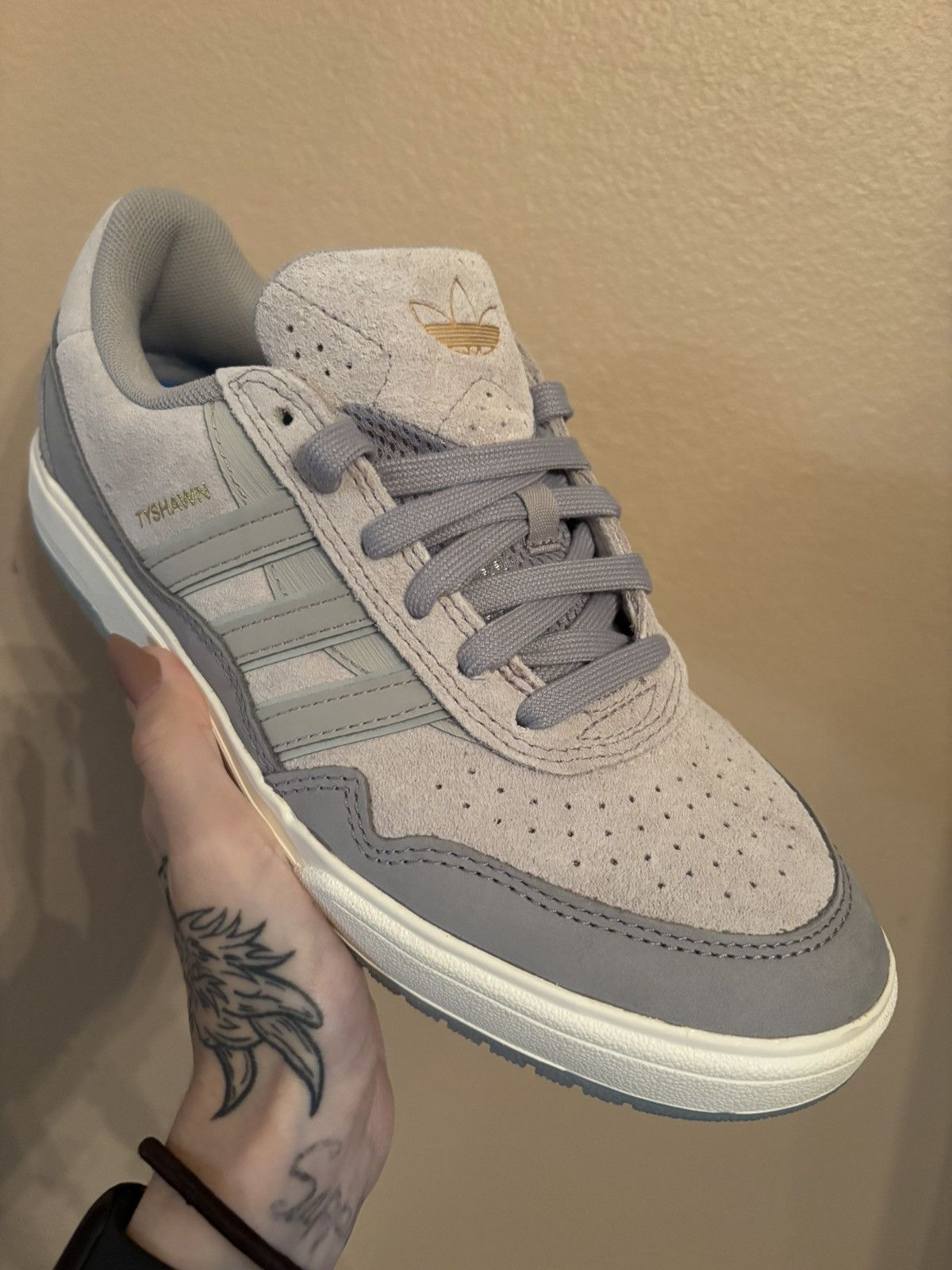 Adidas Adidas Tyshawn 2 'Light Onix Clear Granite' Size US 6 / EU 39 - 2 Thumbnail