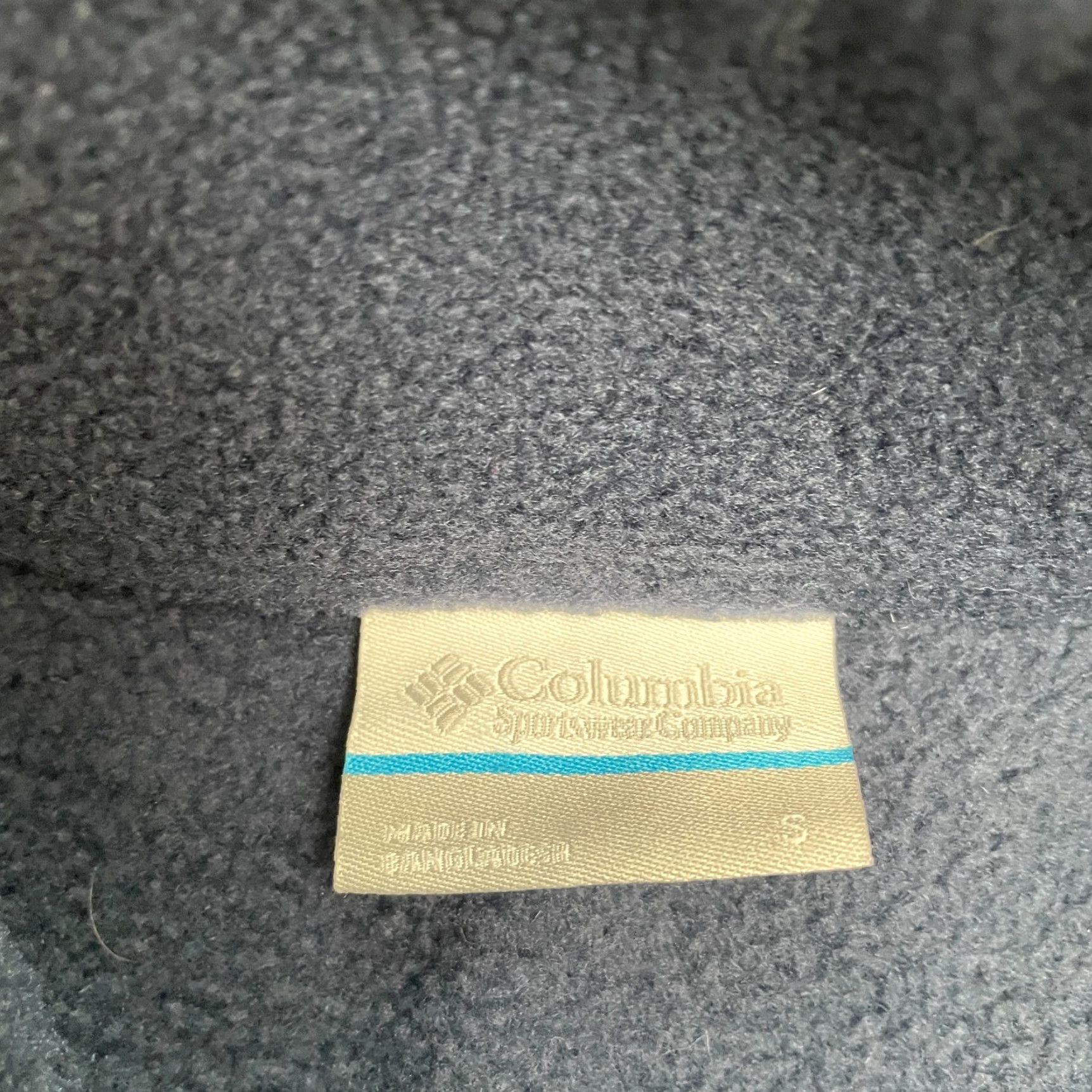 Vintage Columbia Jacket Men Small Blue Fleece Steens Mountain 1/4 Snap Button Up Outdoor Jacket/Coat Size US S / EU 44-46 / 1 - 5 Thumbnail