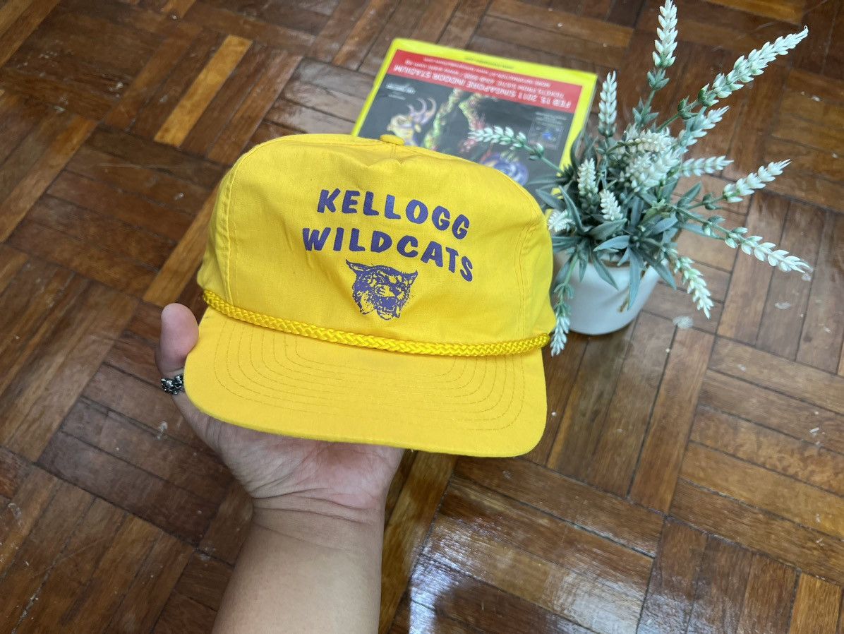 Vintage Kellogg Wildcats Snapback Hat Cap