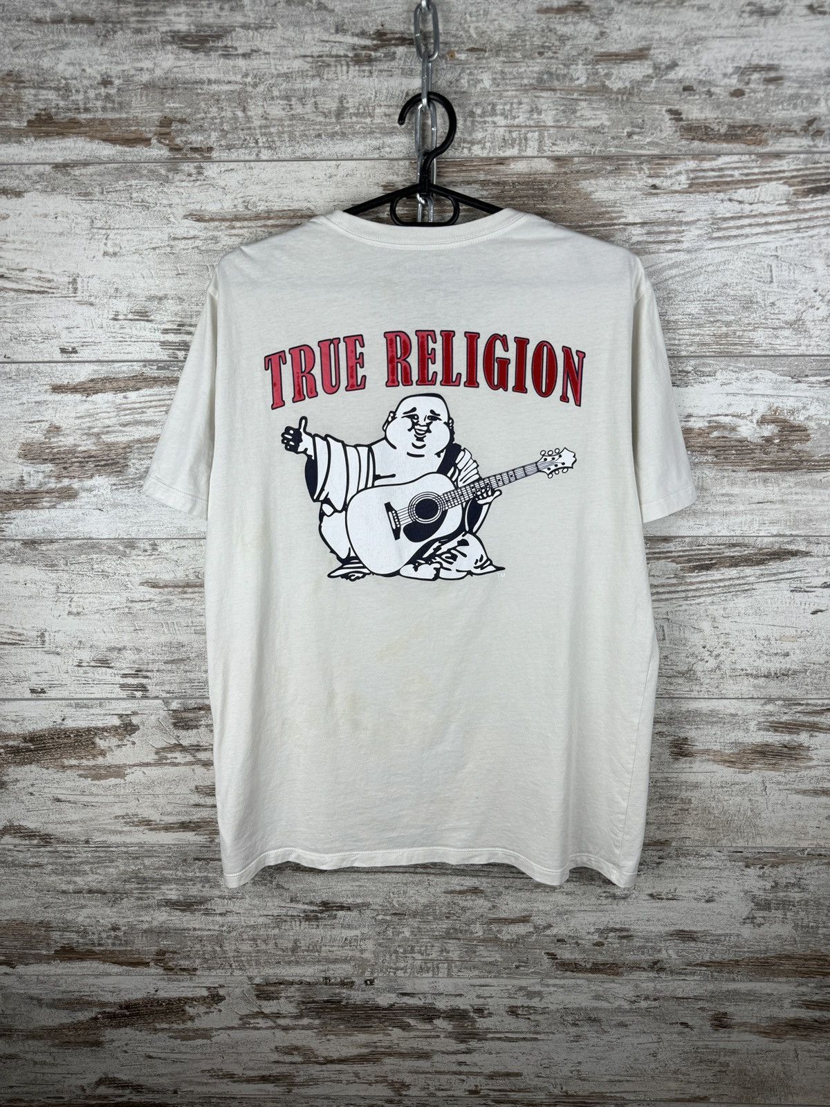 Japanese Brand × True Religion × Vintage Mens Vintage Distressed True Religion T-shirt rare y2k tee Size US L / EU 52-54 / 3 - 1 Thumbnail