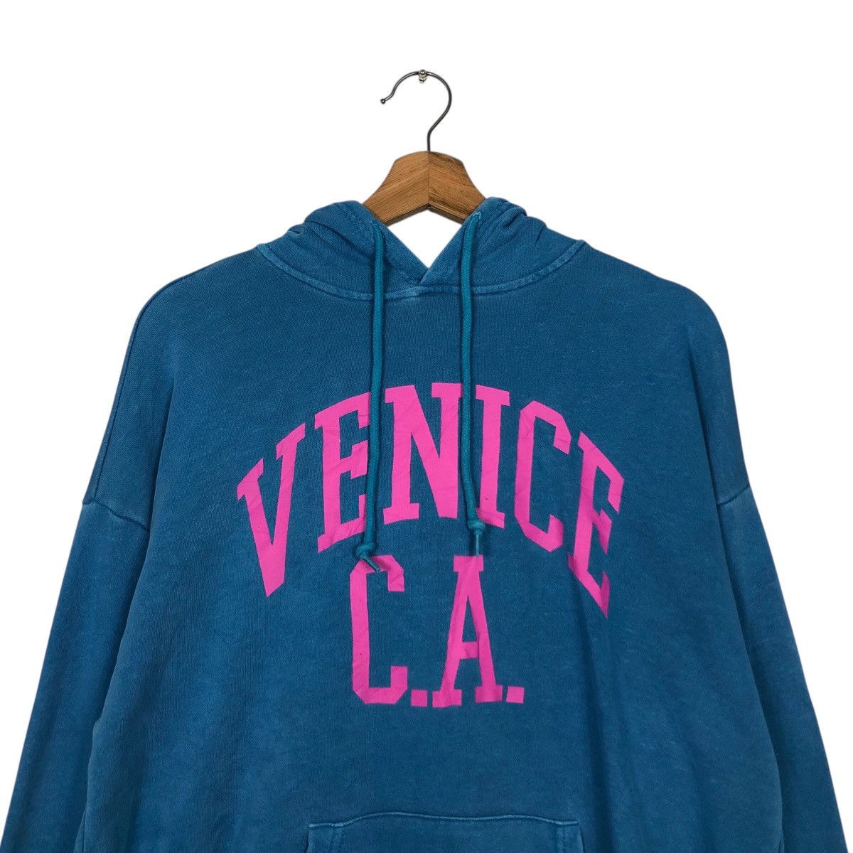 Japanese Brand 📌Vintage Venice Ca Hoodie Pull Over Big Logo Design Size US S / EU 44-46 / 1 - 14 Thumbnail