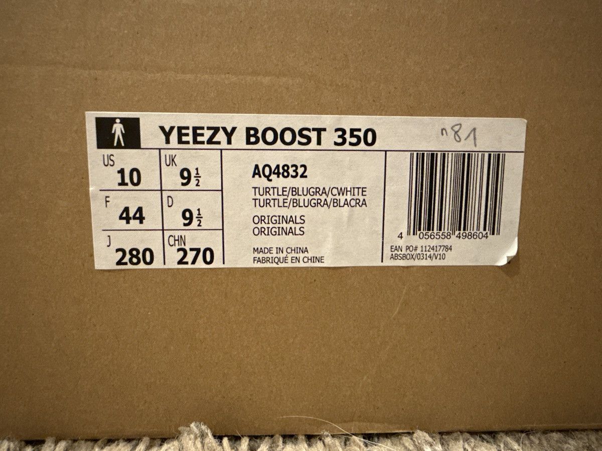 Adidas Adidas Yeezy Boost 350 Turtle Dove 2015 Size US 10 / EU 43 - 6 Thumbnail