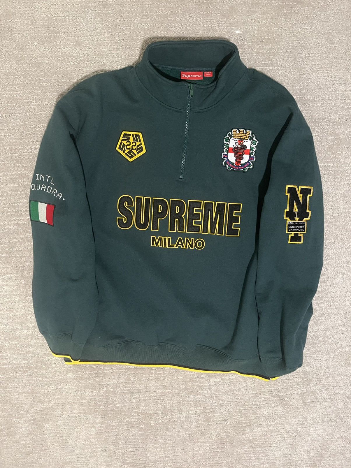 Supreme Supreme Milano Half Zip Pullover | Grailed