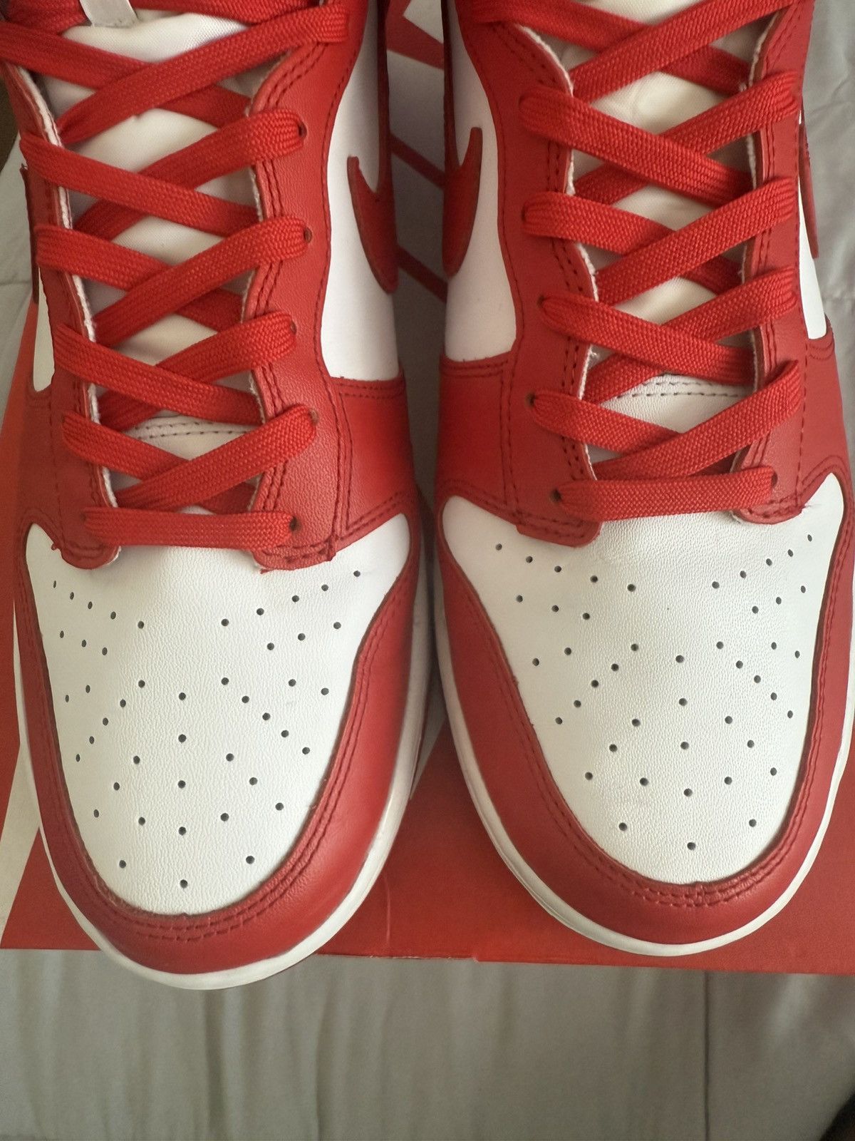 Nike Nike Dunk High University Red Size US 12 / EU 45 - 13 Thumbnail