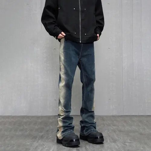 Designer × Japanese Brand Slim Flared Streetwear Vintage Design Jeans Size US 34 / EU 50 - 2 Thumbnail