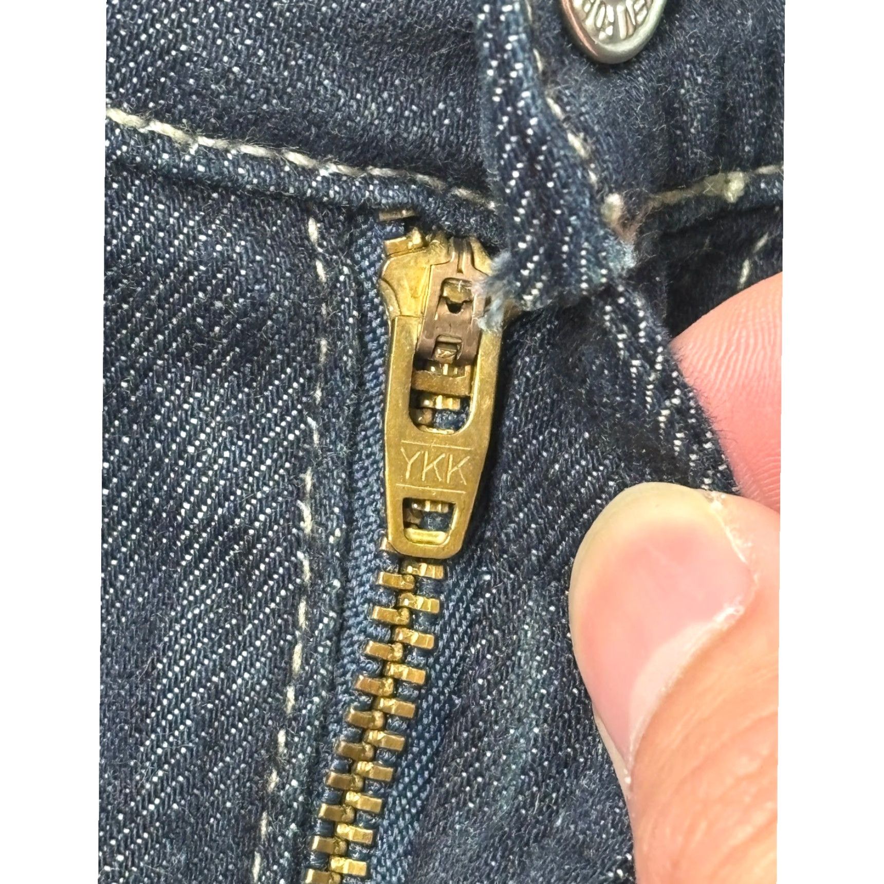 7 For All Mankind 7 For All Mankind Roxanne Slim Fit Jeans Womens 27X33 Indigo Dark Wash Stretch Denim 5-Pocket Modern Slim Size 27" / US 4 / IT 40 - 3 Thumbnail