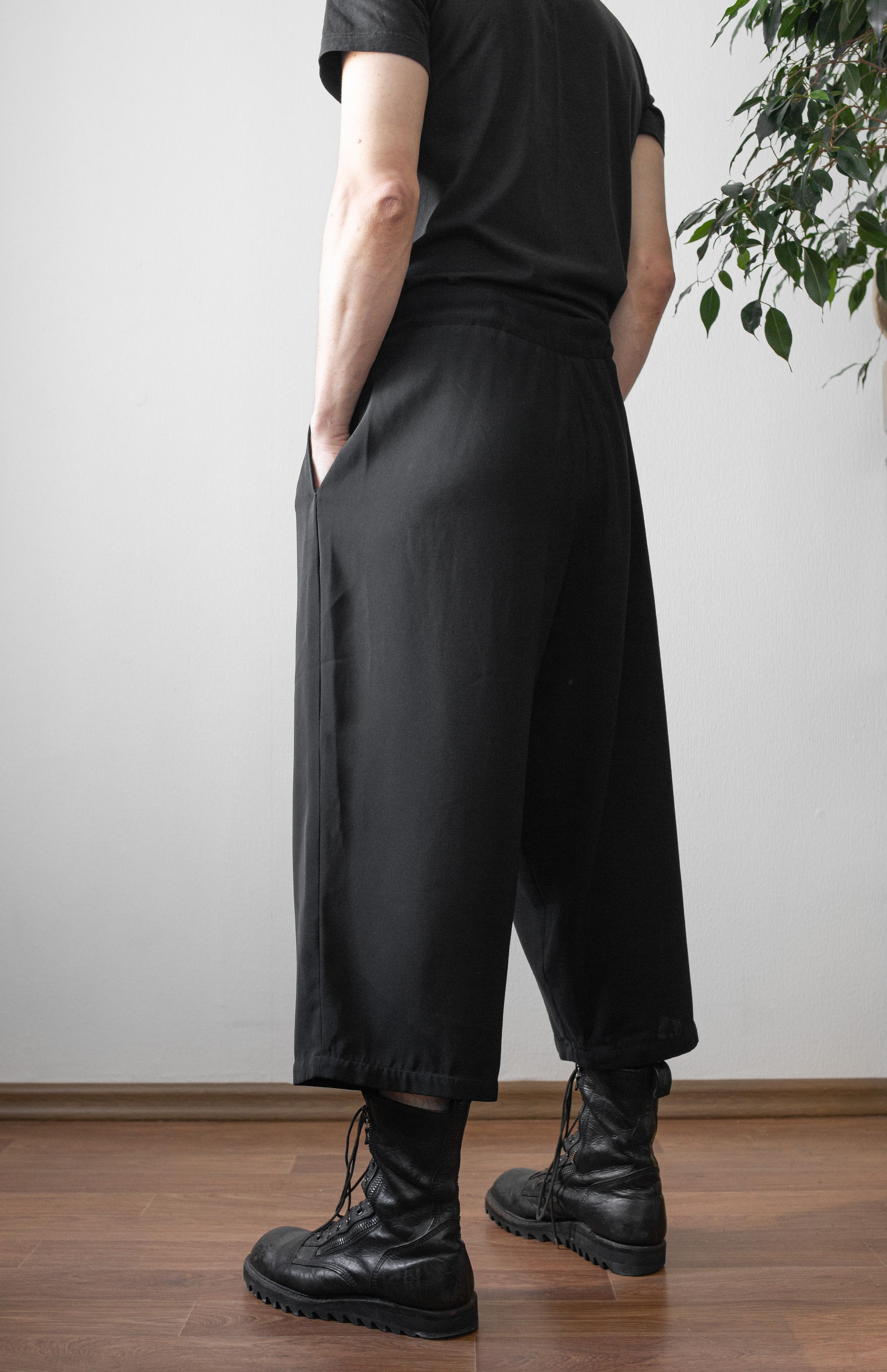 Yohji Yamamoto cropped polyester pants Size US 32 / EU 48 - 3 Thumbnail