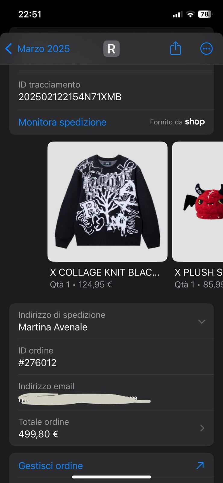 Revenge X COLLAGE KNIT BLACK Size US L / EU 52-54 / 3 - 2 Thumbnail