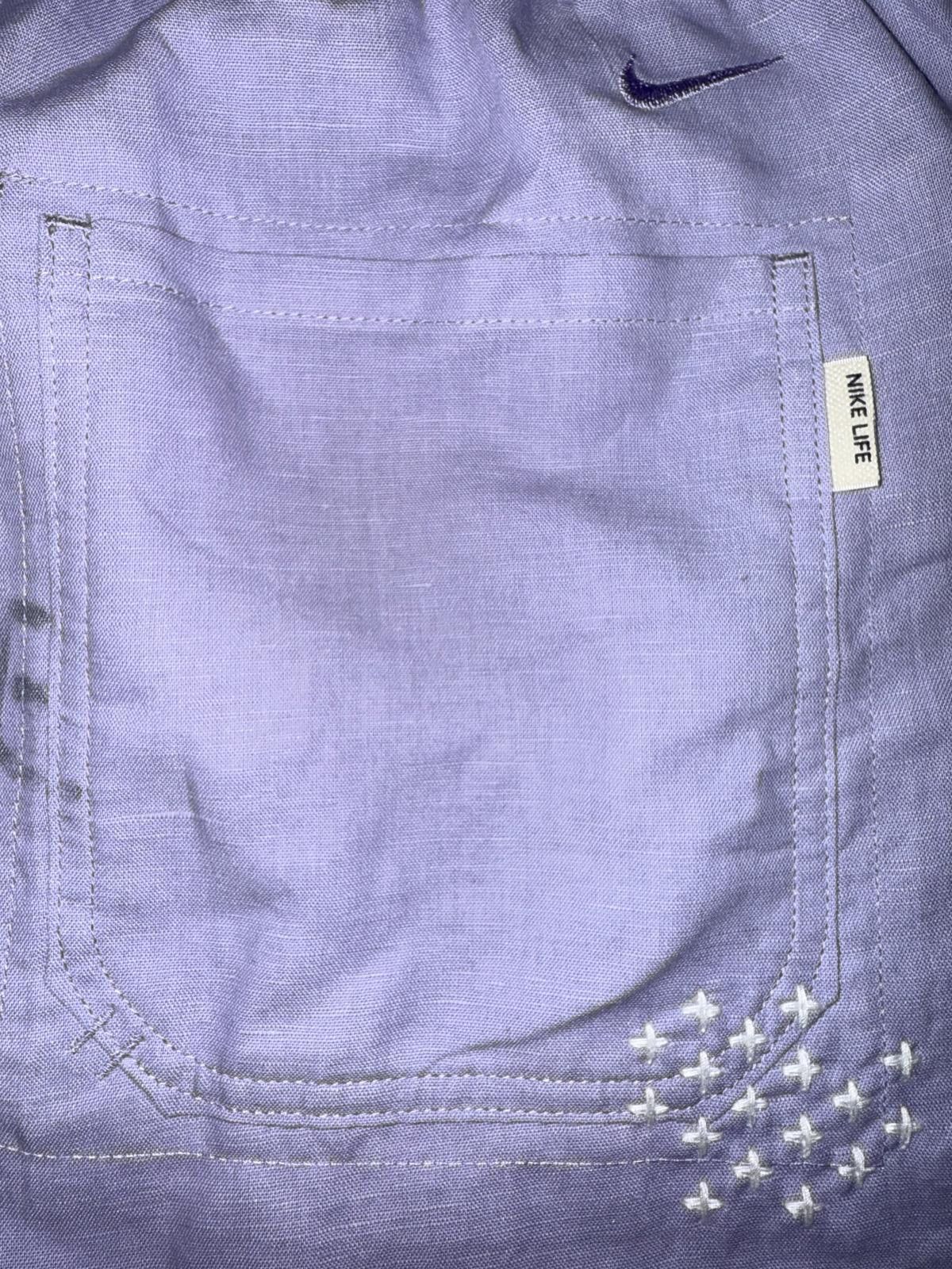 Nike Nike Life Men's Lined Linen Shorts Sample Size US 32 / EU 48 - 8 Thumbnail