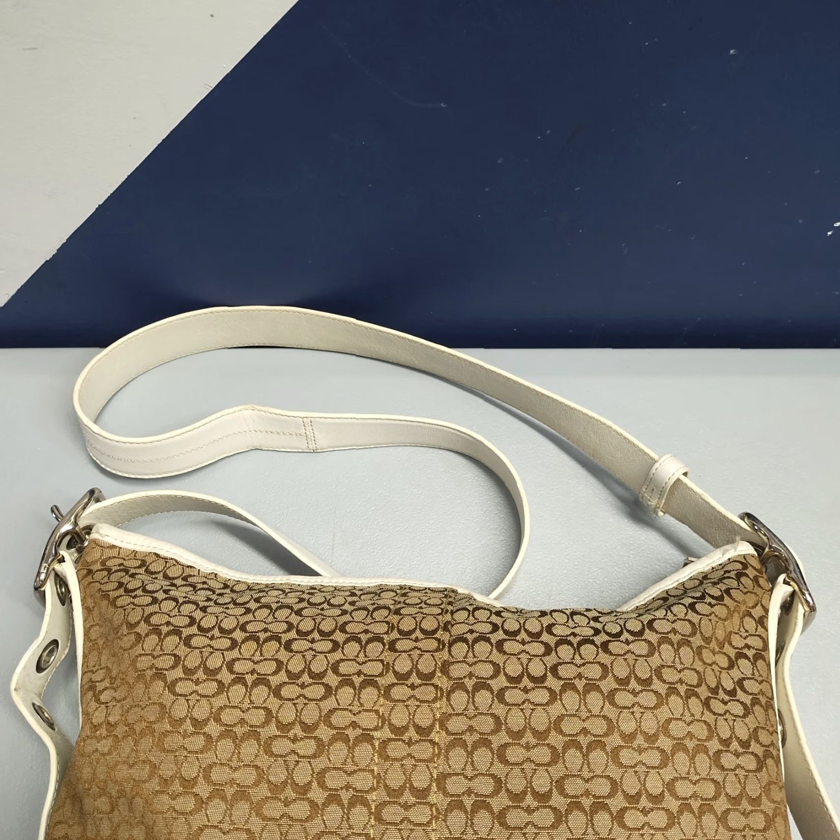 Coach Coach Signature Shoulder Bag Women Multi Printed Leather Detachable Strap Band Size ONE SIZE - 7 Thumbnail