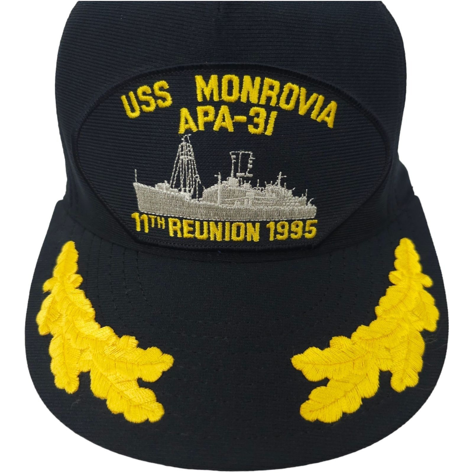 Other USS Monrovia APA-31 11th Reunion 1995 Snapback Cap Scrambled Size ONE SIZE - 7 Thumbnail