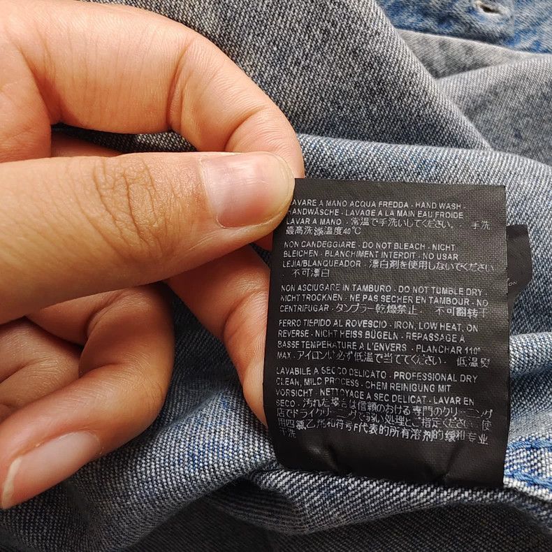 Balenciaga Balenciaga size XL Denim jacket, back logo Size US M / EU 48-50 / 2 - 8 Thumbnail