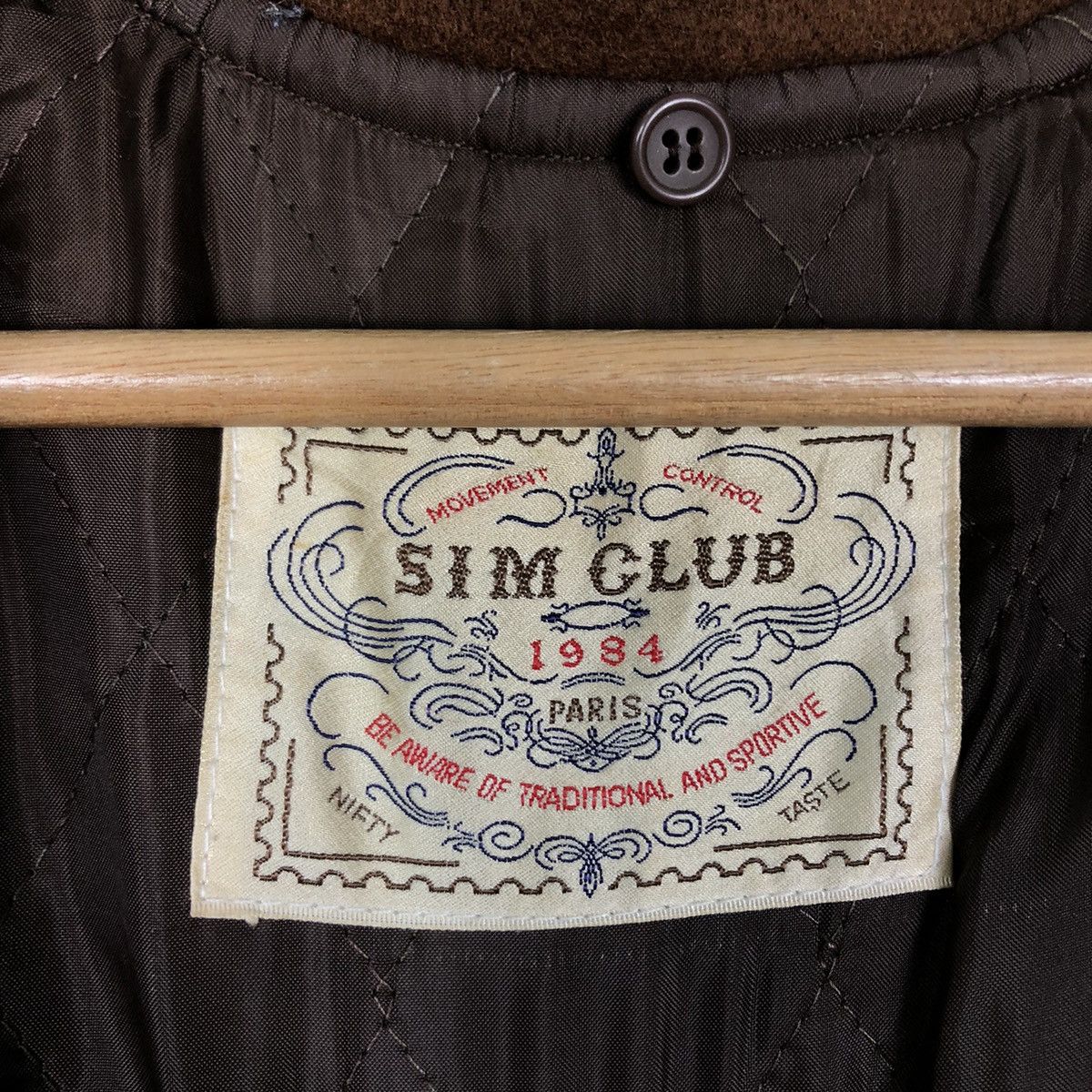 Japanese Brand 🔥Vintage Wool Bomber Jacket Sim Club 1994 Issey Miyake Size US M / EU 48-50 / 2 - 13 Thumbnail