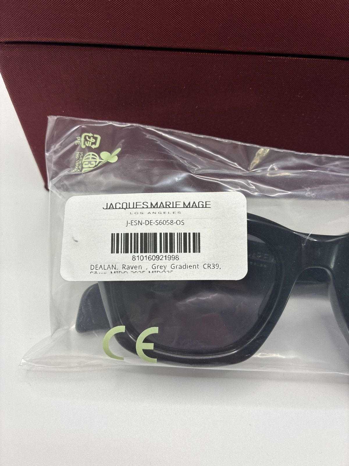 Jacques Marie Mage JMM Dealan Raven Sunglasses Full Set Size ONE SIZE - 3 Thumbnail