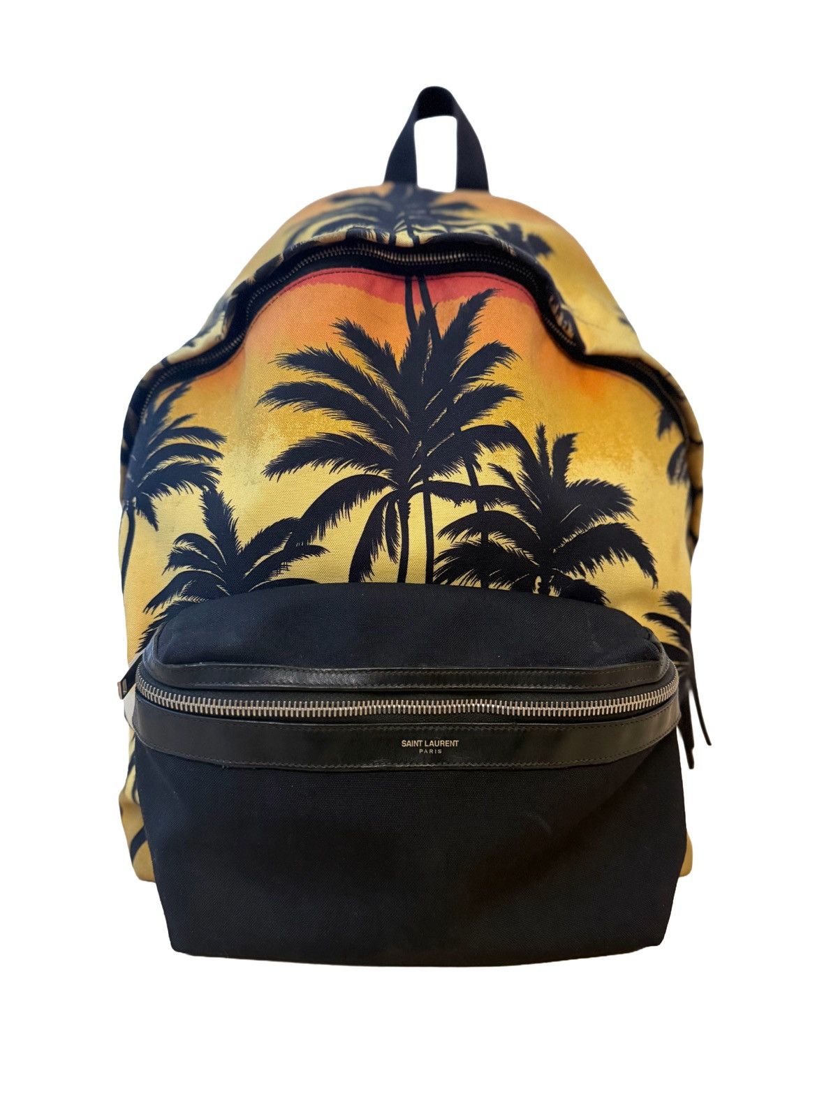 Saint Laurent Paris Palm Tree Backpack | Grailed