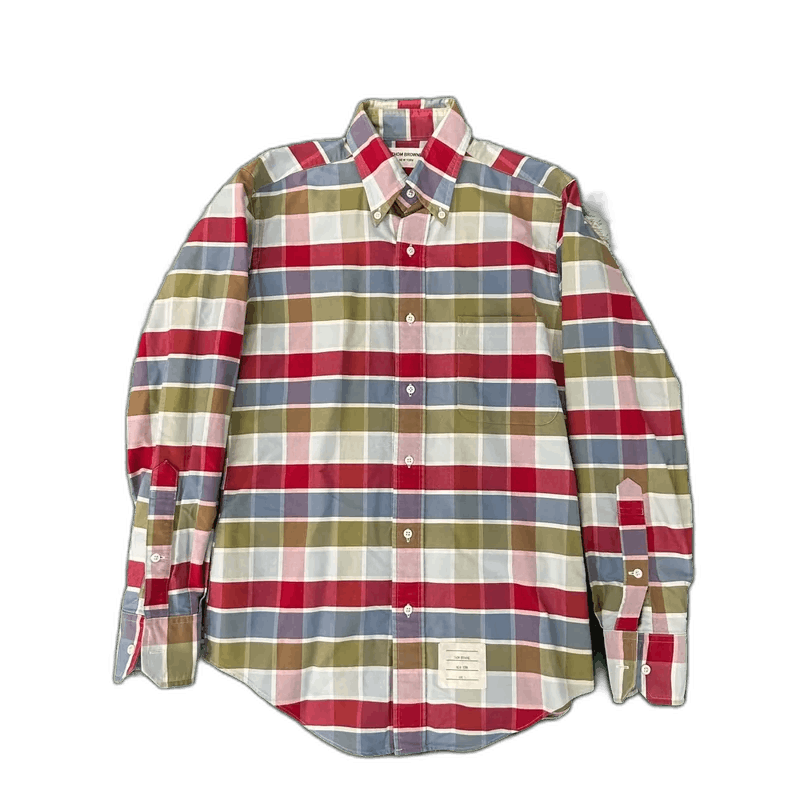 TB Thom Browne Checkered Shirt Size 1