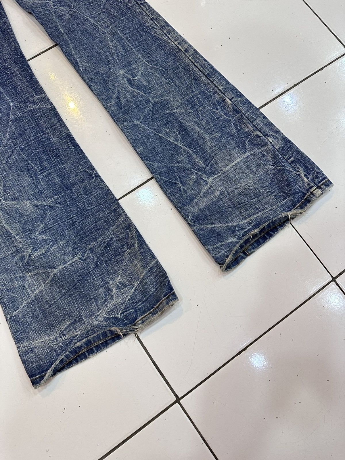 Tornado Mart 2000s Distressed Cook Studded Flare Jeans Y2K Goa Lgb Style Size US 30 / EU 46 - 7 Thumbnail