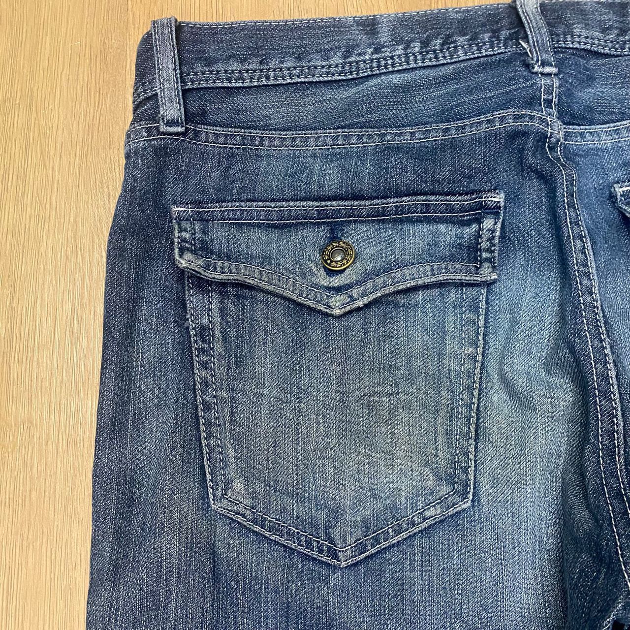Uniqlo Vintage Uniqlo Jeans Slim Fit Shoe Cut Distressed Denim Size US 32 / EU 48 - 12 Thumbnail