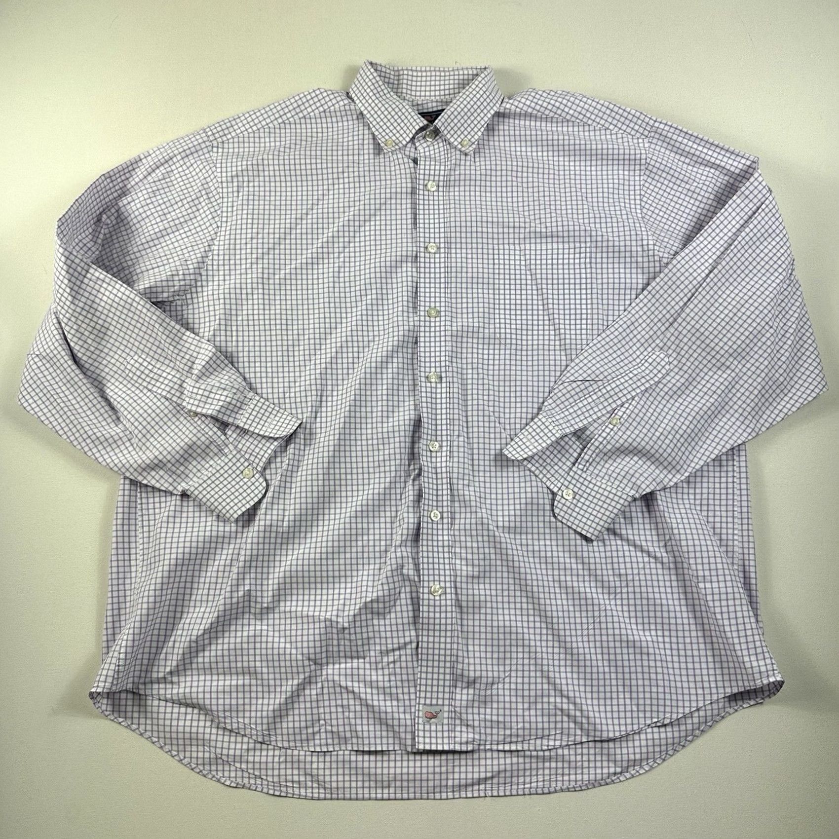 Vineyard Vines VINEYARD VINES Murray Shirt Button-Down Shirt Cotton Mens 2XL Long Sleeve Plaid Multicolor Size US XXL / EU 58 / 5 - 2 Thumbnail