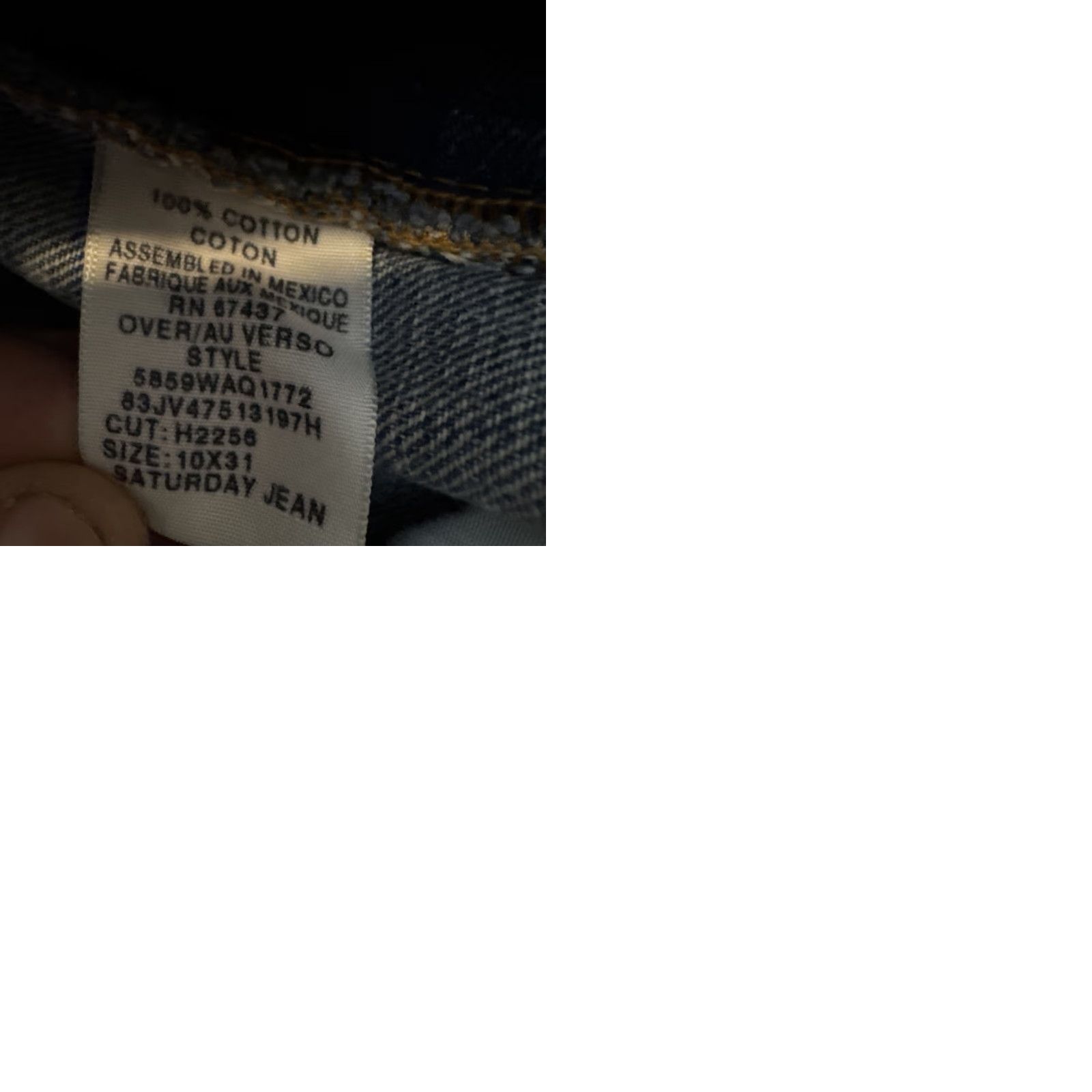 Ralph Lauren VINTAGE Ralph Lauren Polo Jeans Straight Leg 32x28 Denim Blue Jeans 90s Y2K Mens Jeans Size US XS / EU 42 / 0 - 9 Thumbnail
