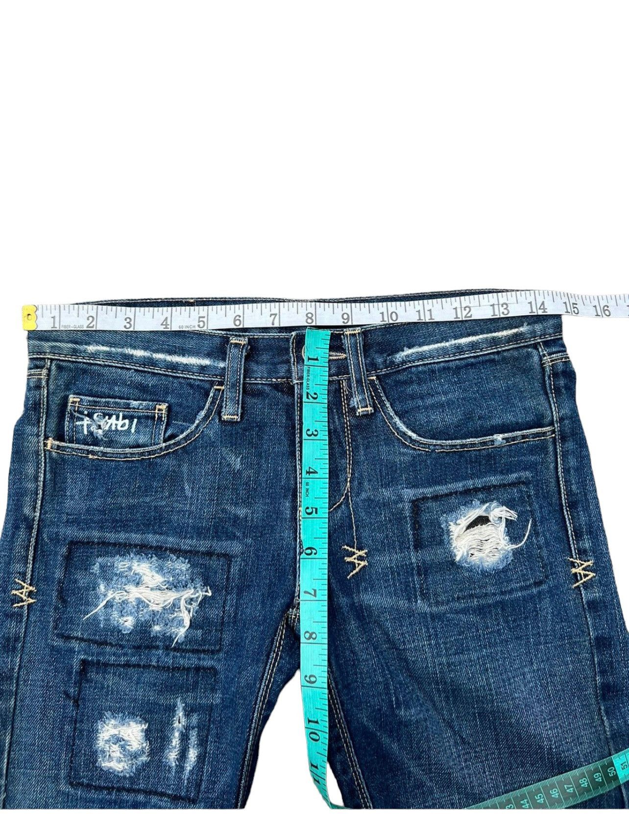Ksubi Tsubi Australia Super Ruin Canyon Scooter Denim Jeans Size US 27 - 3 Thumbnail