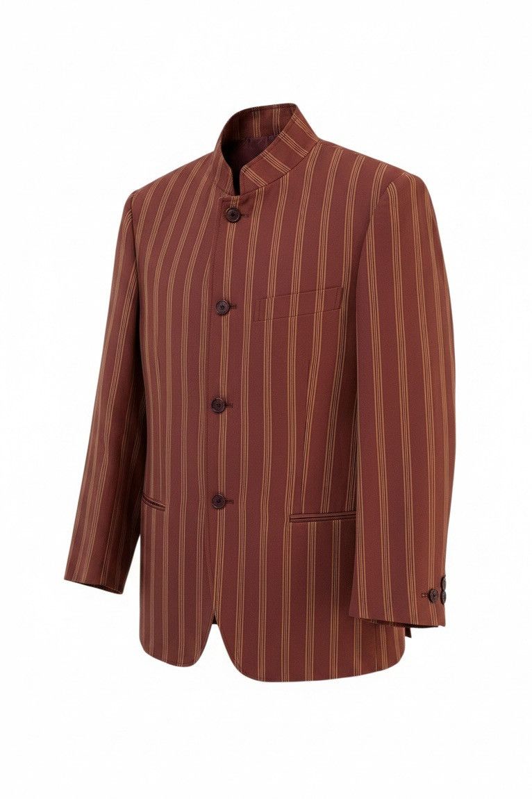 Romeo Gigli Vintage Romeo Gigli Stripes Jacket Blazer Size US M / EU 48-50 / 2 - 1 Thumbnail