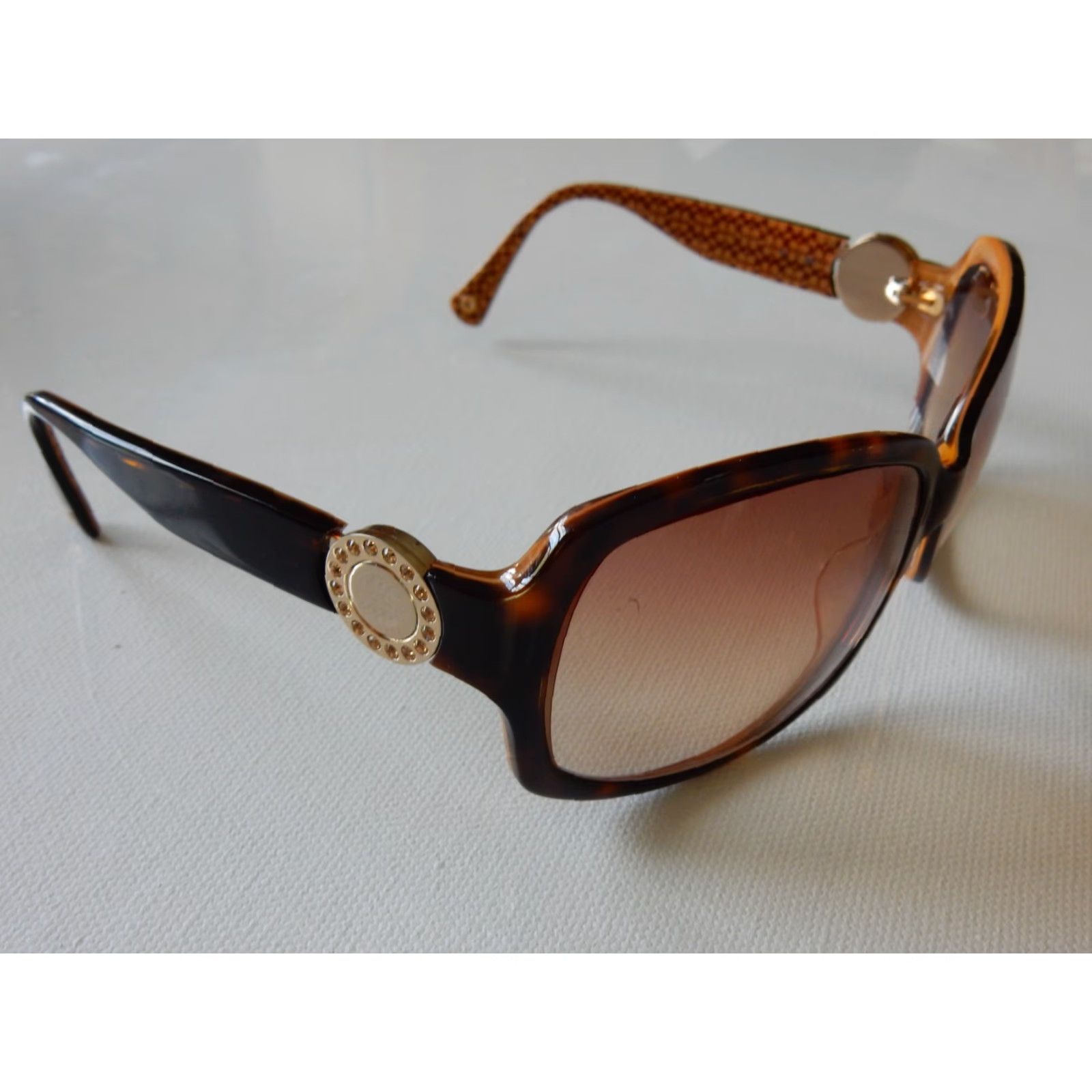 Coach VINTAGE Coach Sunglasses Frames Only Women Brown Prescription 62x17-125 Size ONE SIZE - 2 Thumbnail
