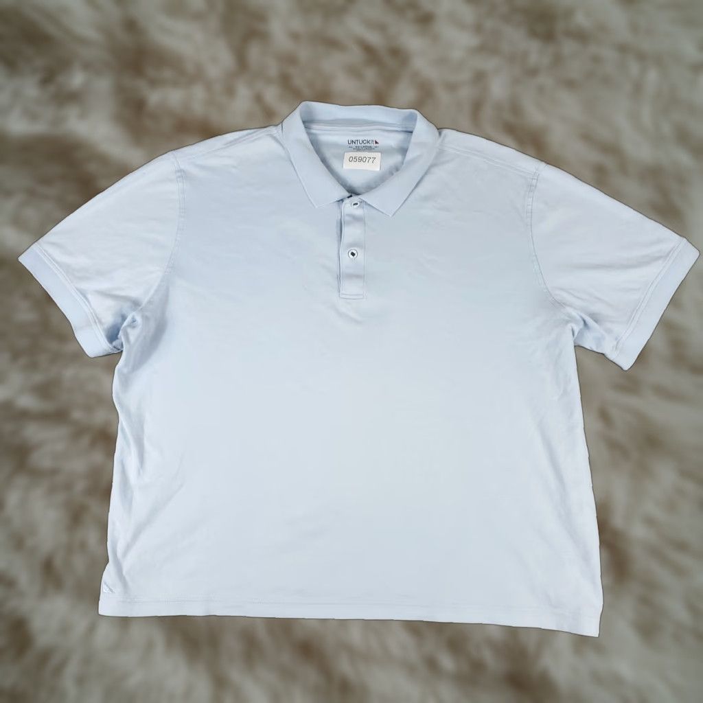 UNTUCKit UNTUCKit Polo Shirt Mens 2XL Blue Golf Casual Short Sleeve Polo Shirt Blue 2XL UNTUCKit Men's Polo Shirt Golf Casual Modern Preppy Mens Size US XXL / EU 58 / 5 - 1 Thumbnail
