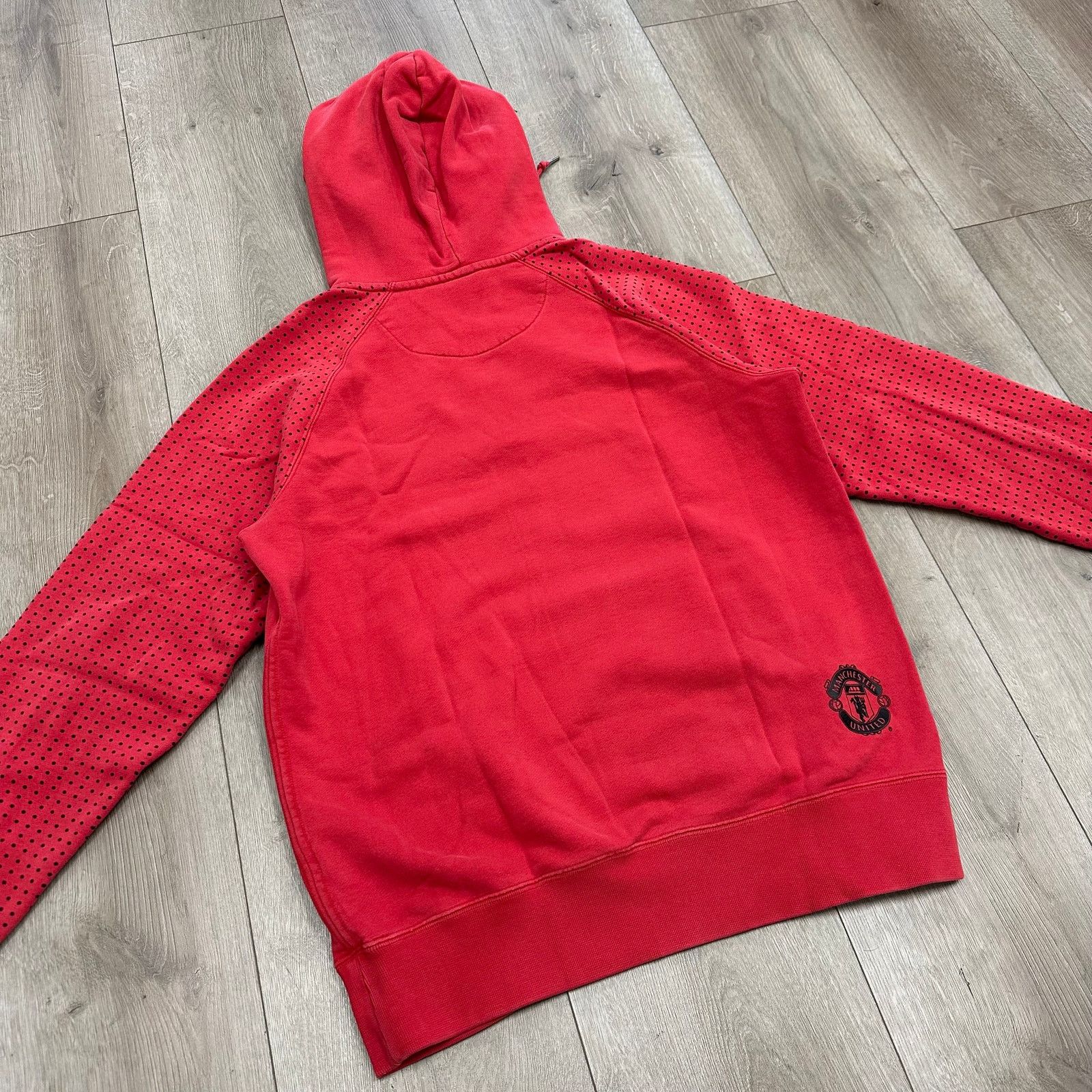 Nike red Nike Manchester United 1/4 zip hoodie Sweater Medium Size US M / EU 48-50 / 2 - 9 Thumbnail