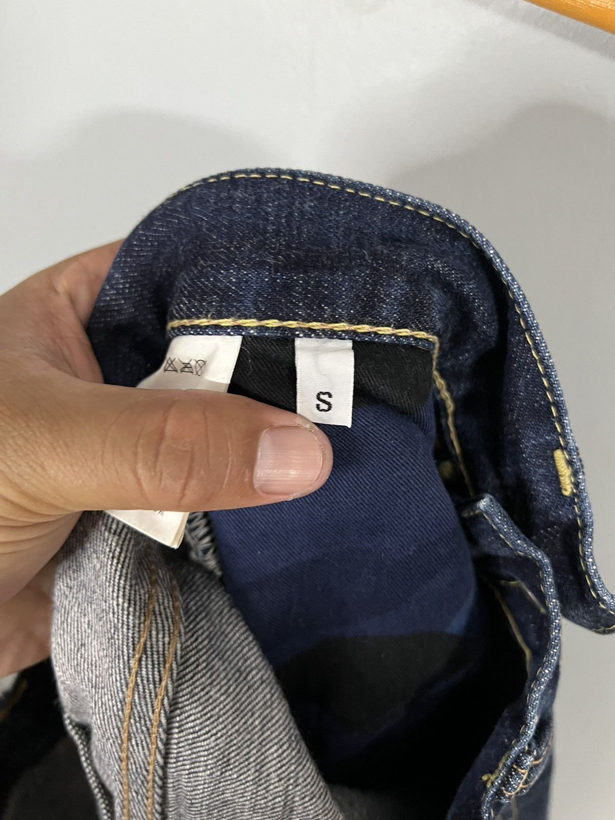 Bape Bape selvedge denim jeans ape head embroided Size US 31 - 7 Thumbnail