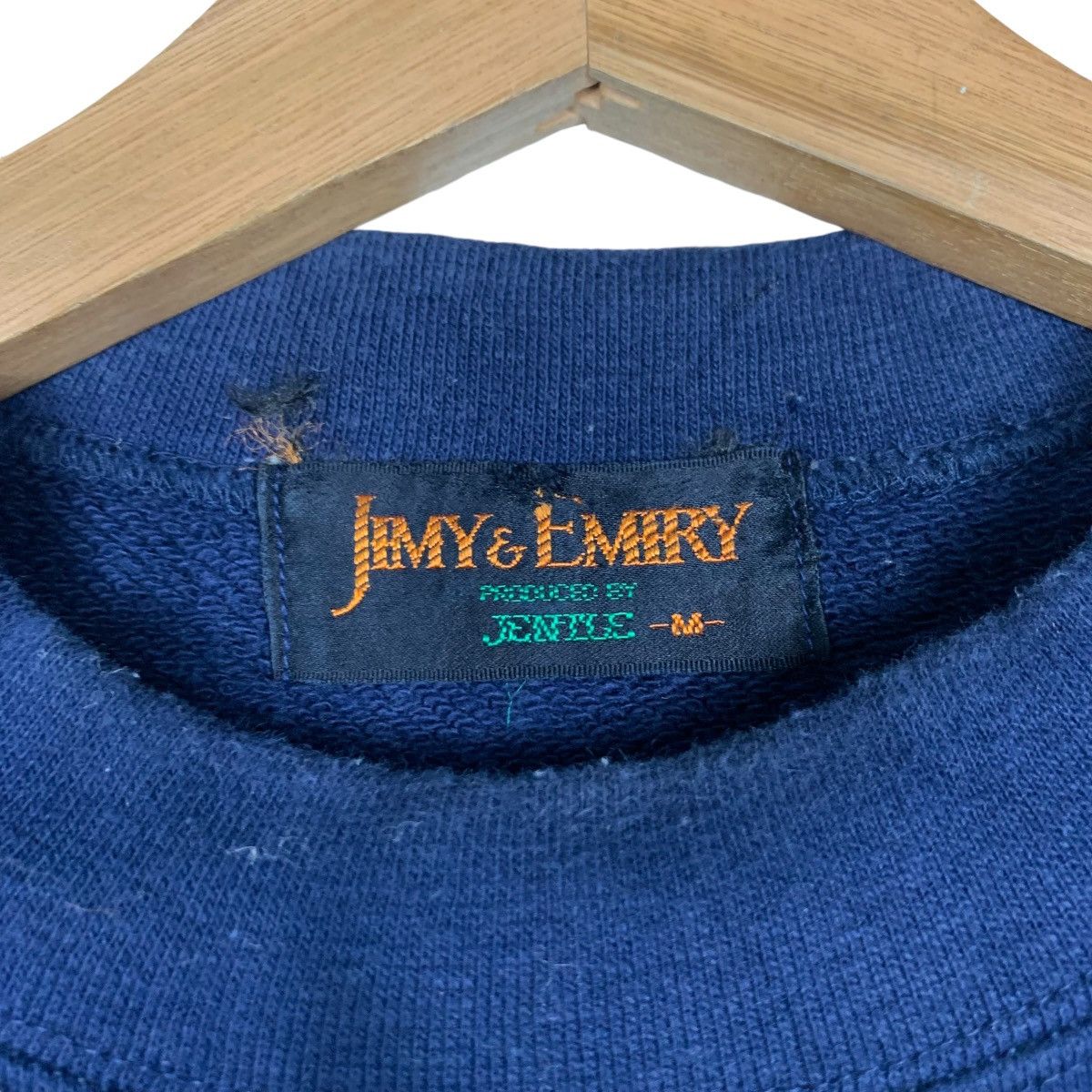 Vintage JIMY & EMIRY Tomorrow Club Crewneck Sweatshirt #1534-C39 Size US M / EU 48-50 / 2 - 11 Thumbnail