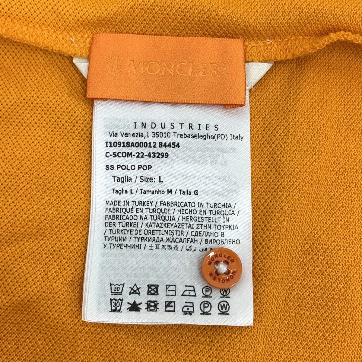 Moncler Moncler Single-breasted Short Sleeve Polo Shirt K26WX Size US L / EU 52-54 / 3 - 6 Thumbnail