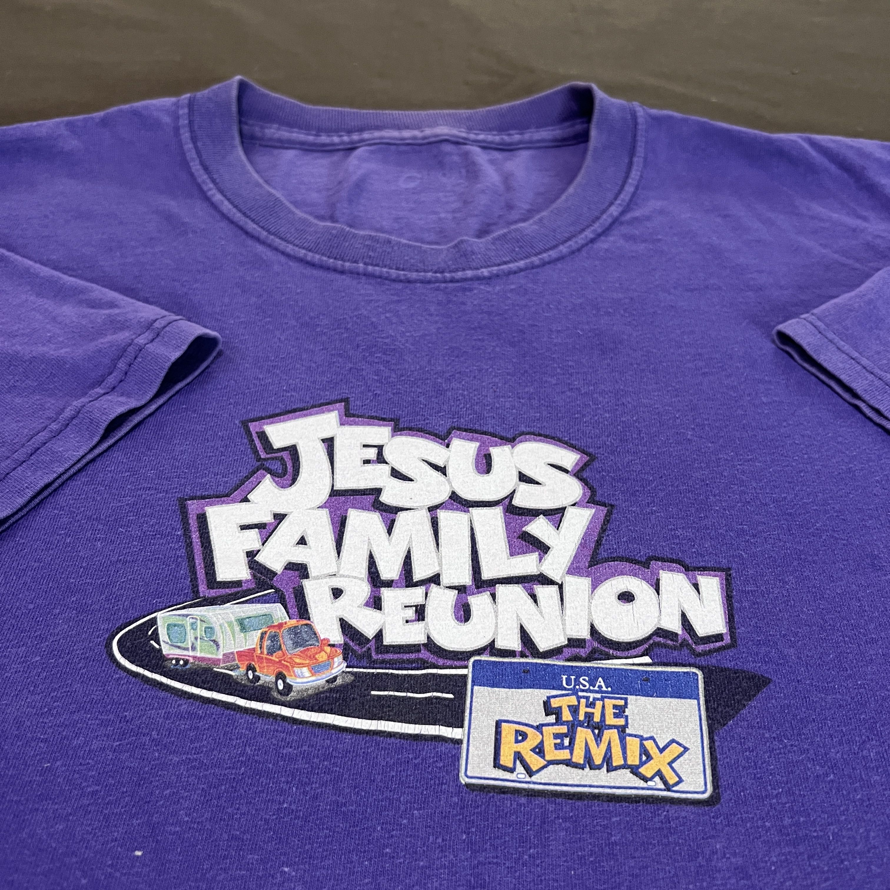 Other Jesus Family Reunion God Christ Bible Holy Tee XL Size US XL / EU 56 / 4 - 1 Thumbnail