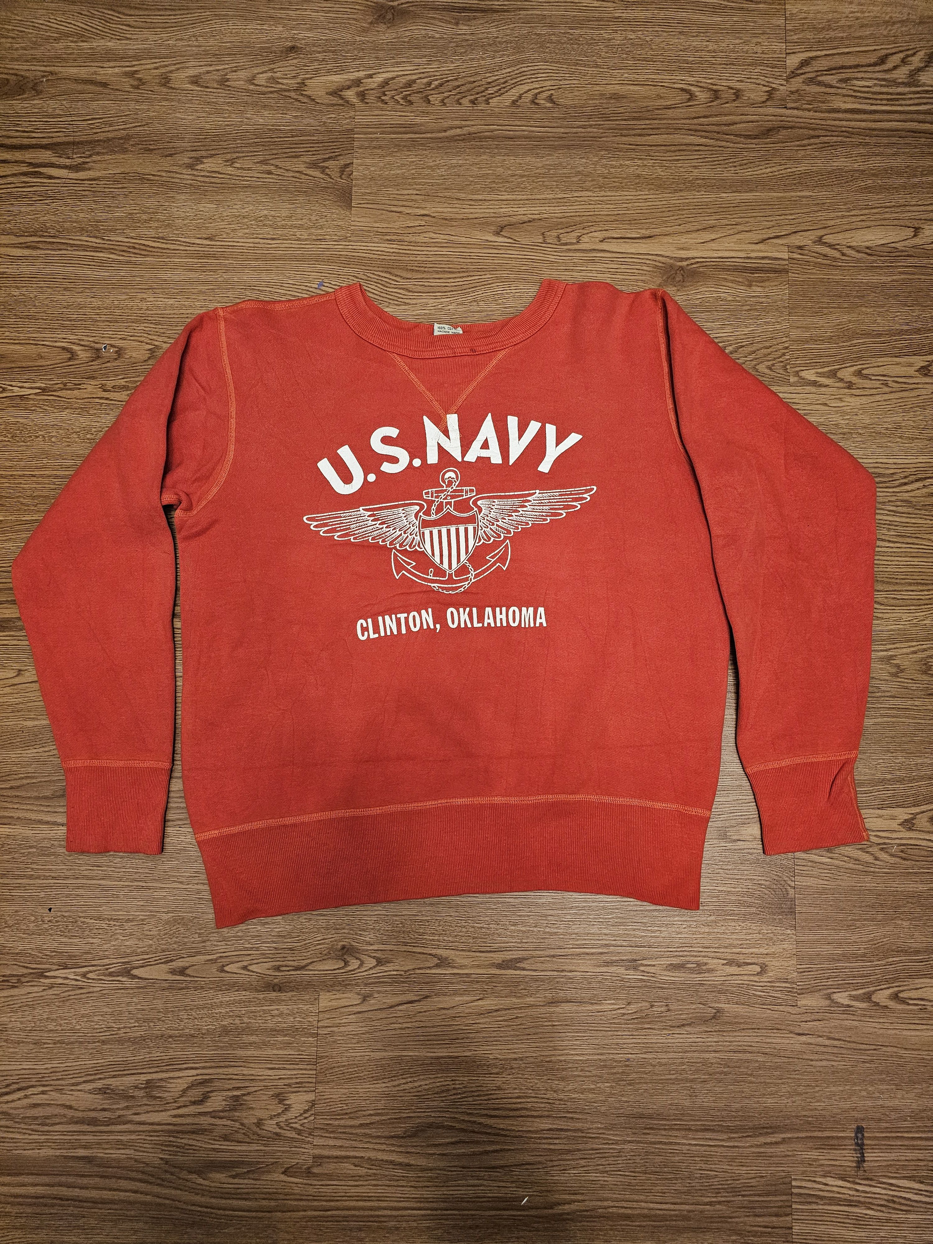 Buzz Rickson's Vintage Buzz Ricksons US NAVY Loopwheeler Crewneck Size US M / EU 48-50 / 2 - 1 Thumbnail