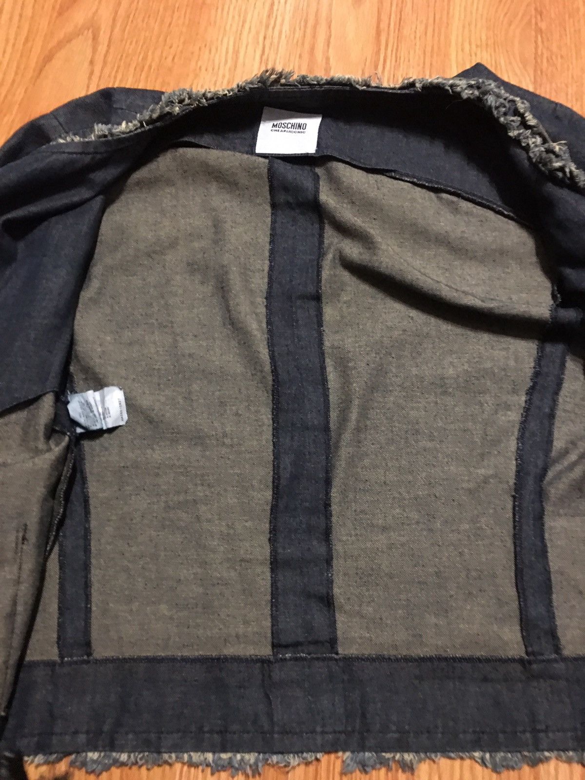 Moschino Moschino Y2K Denim Blue Cotton Womens Jacket Size S / US 4 / IT 40 - 10 Thumbnail