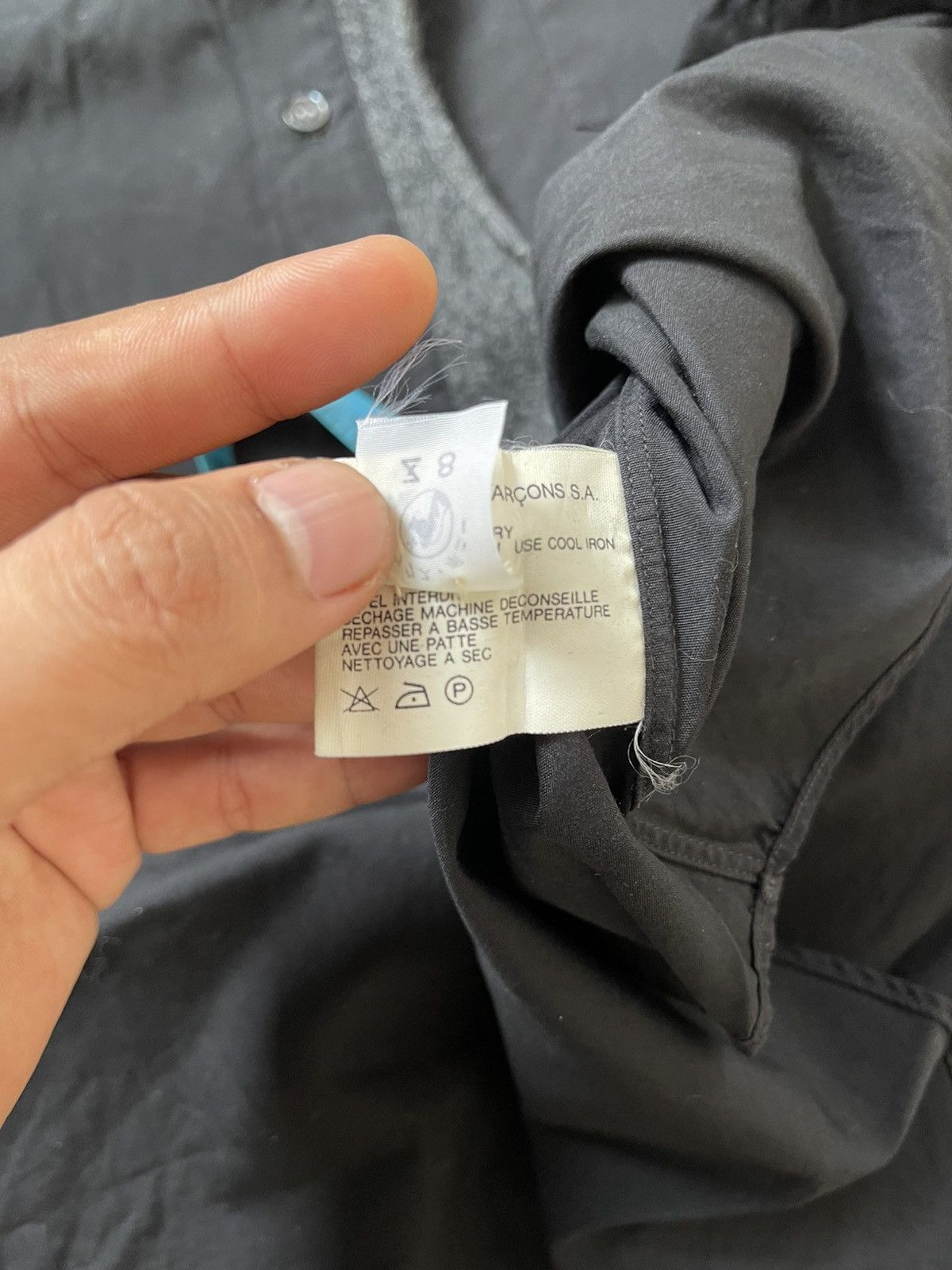 Comme des Garcons COMME DES GARCONS HIDDEN BUTTON SHIRT Size US L / EU 52-54 / 3 - 7 Thumbnail