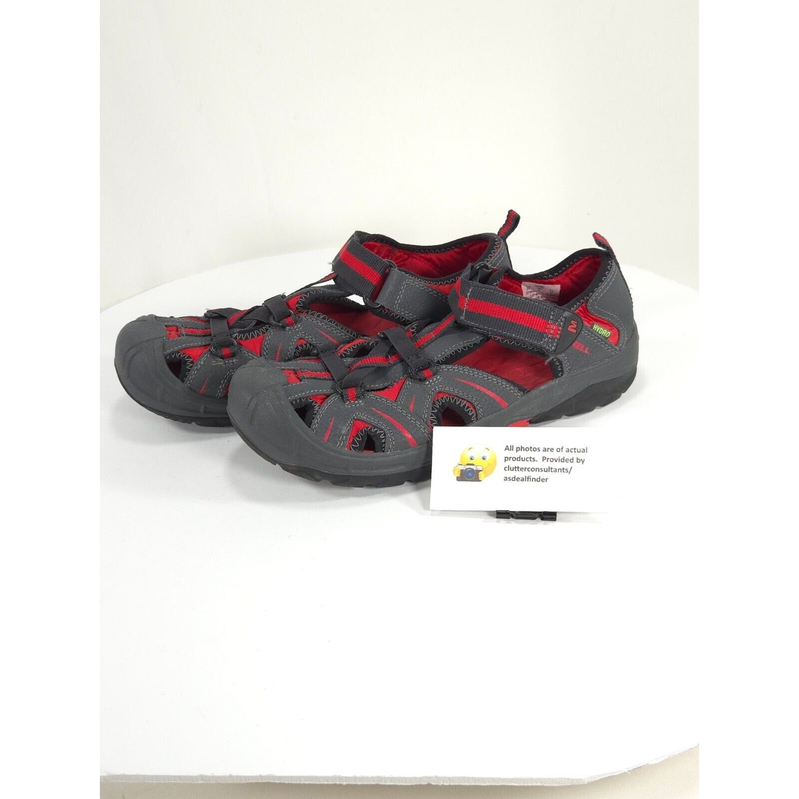 Merrell Merrell Hydro Adjustable Sandal Mens Size 6 MY55688 Gray Red Size US 6 / EU 39 - 1 Thumbnail