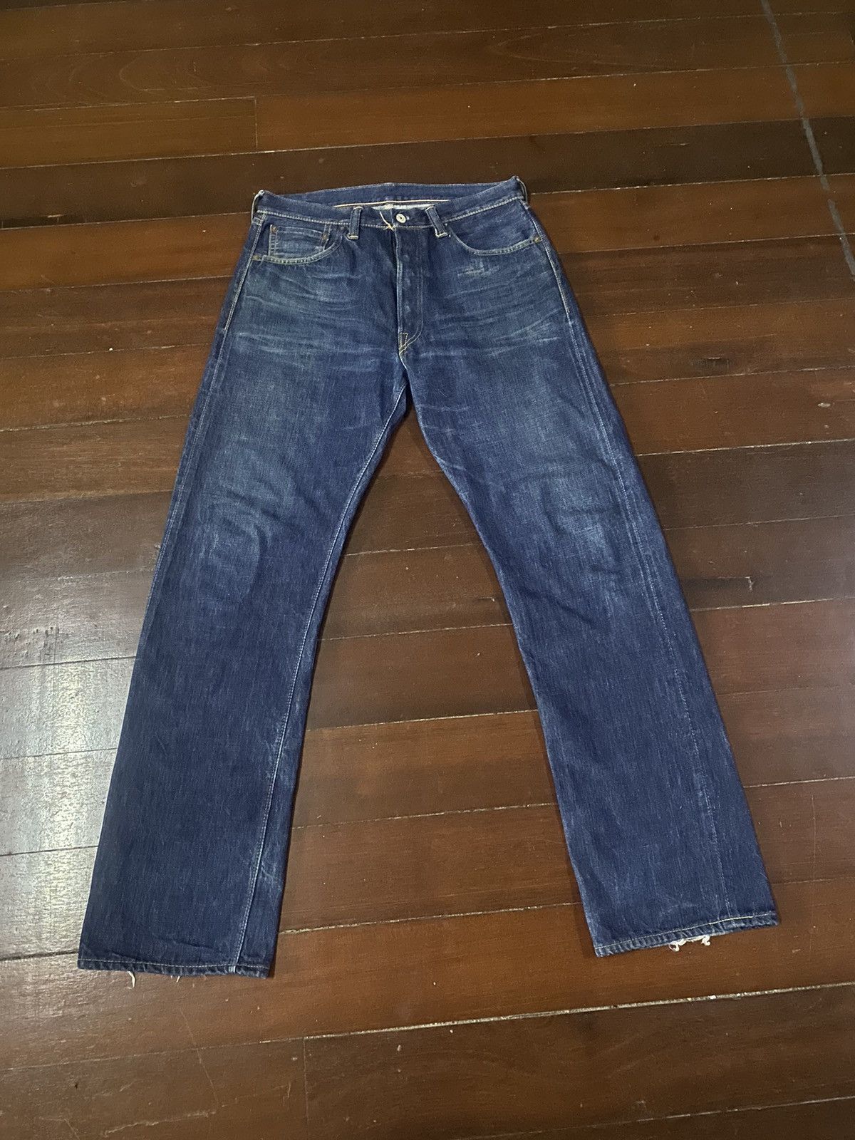 Warehouse Warehouse 1003XX Jeans Buffalo Patch Vintage Distressed B-1 Size US 34 / EU 50 - 8 Thumbnail