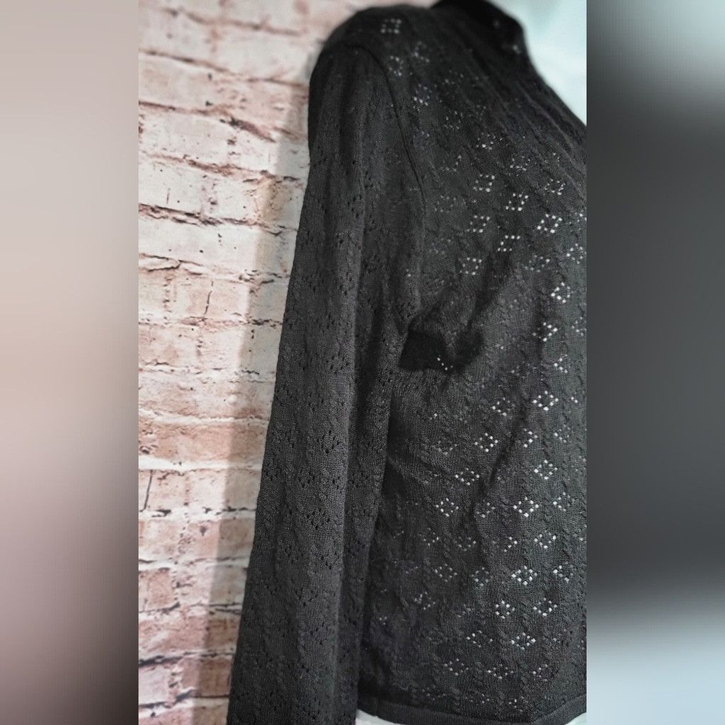 Other One Girl Who hooded crocheted long sleeve top size Med Size M / US 6-8 / IT 42-44 - 2 Thumbnail