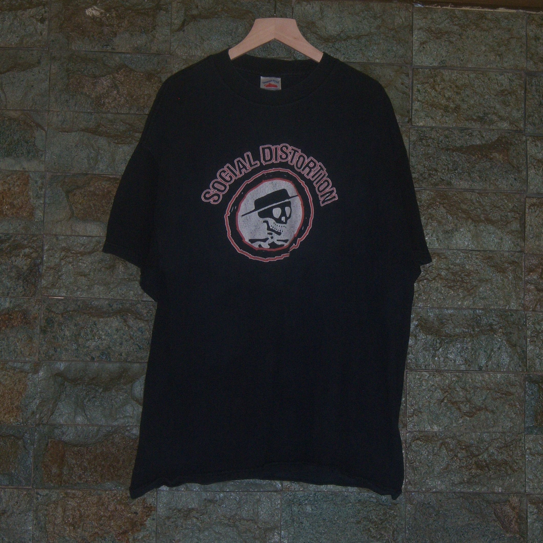 Band Tees × Vintage 00s Social Distortion Band T Shirt Size US XL / EU 56 / 4 - 1 Thumbnail