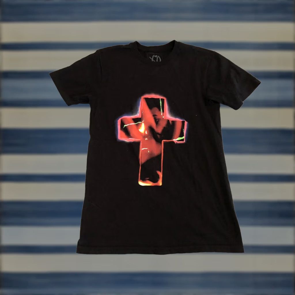 Vintage XO Shirt The Weeknd Cross StarBoy Tour Promo Daft Punk Size Small Black Short Sleeve Men Cotton T-Shirt Size US S / EU 44-46 / 1 - 1 Thumbnail