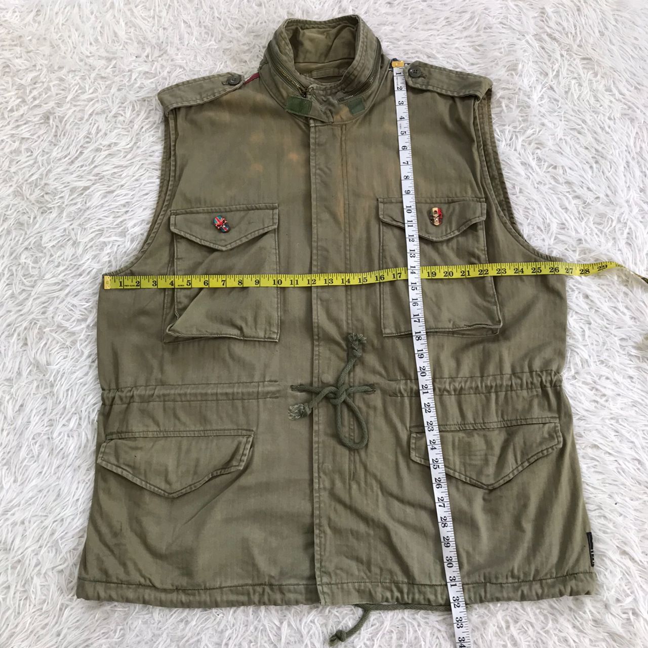 Denim & Supply Ralph Lauren Vintage Denim & Supply Ralph Lauren Military Vest Talon Zip Size US XXL / EU 58 / 5 - 17 Thumbnail