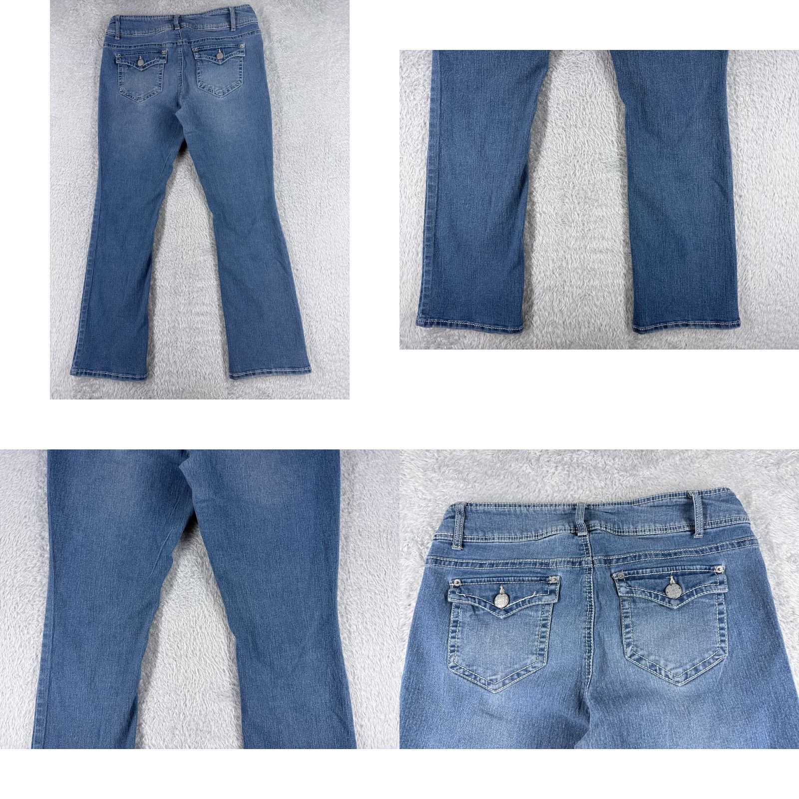 Faded Glory VINTAGE Faded Glory Jeans Women 12P Denim Bootcut Stretch Mid Rise 30x29 Blue Pants Ladies Boys? Size 34" / US 12 / IT 48 - 9 Thumbnail