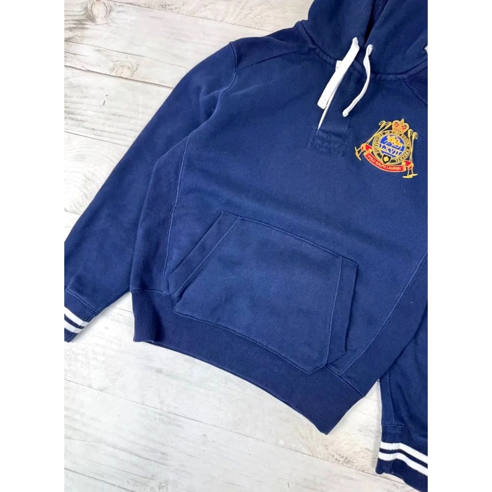 Polo Ralph Lauren Polo Ralph Lauren Big Logo Hoodie Mercer Men SZ S Blue Shirt Hoodie Adults? Size US S / EU 44-46 / 1 - 3 Thumbnail