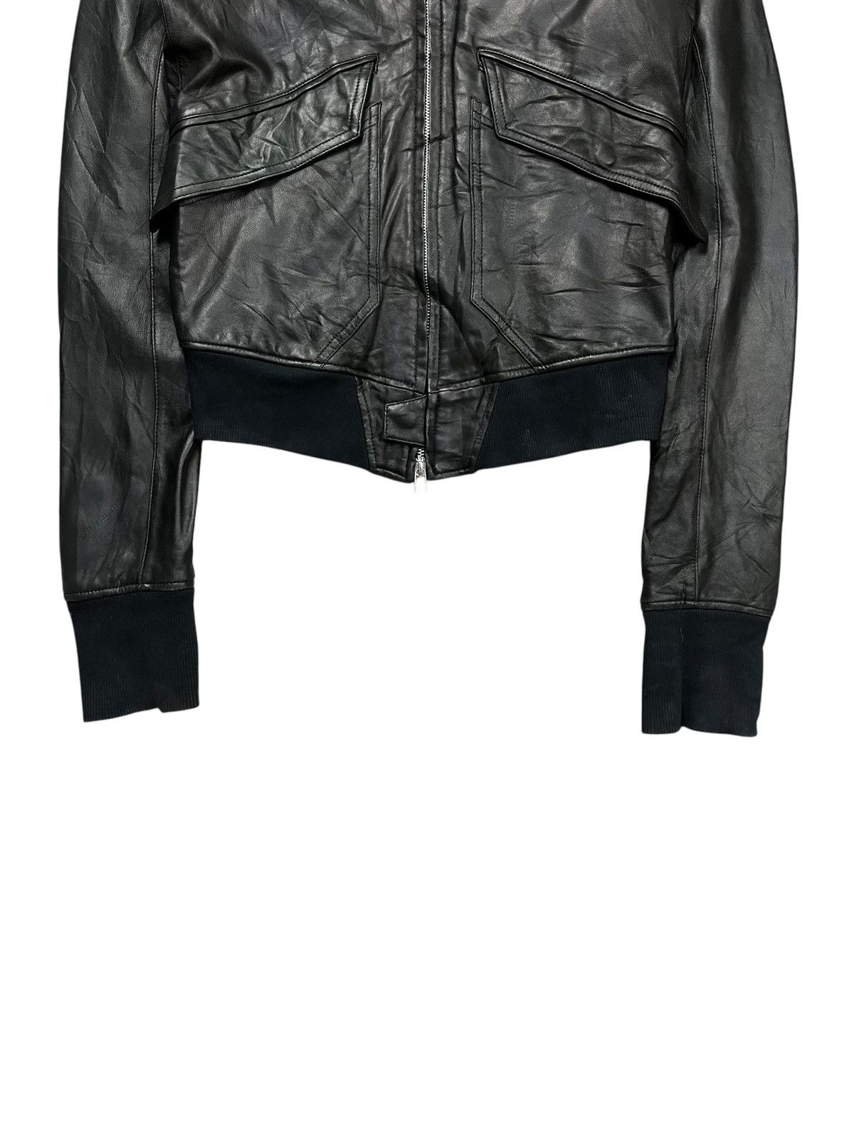 Ekam EKAM - Extra Long Sleeve Leather Jacket Size US M / EU 48-50 / 2 - 4 Thumbnail