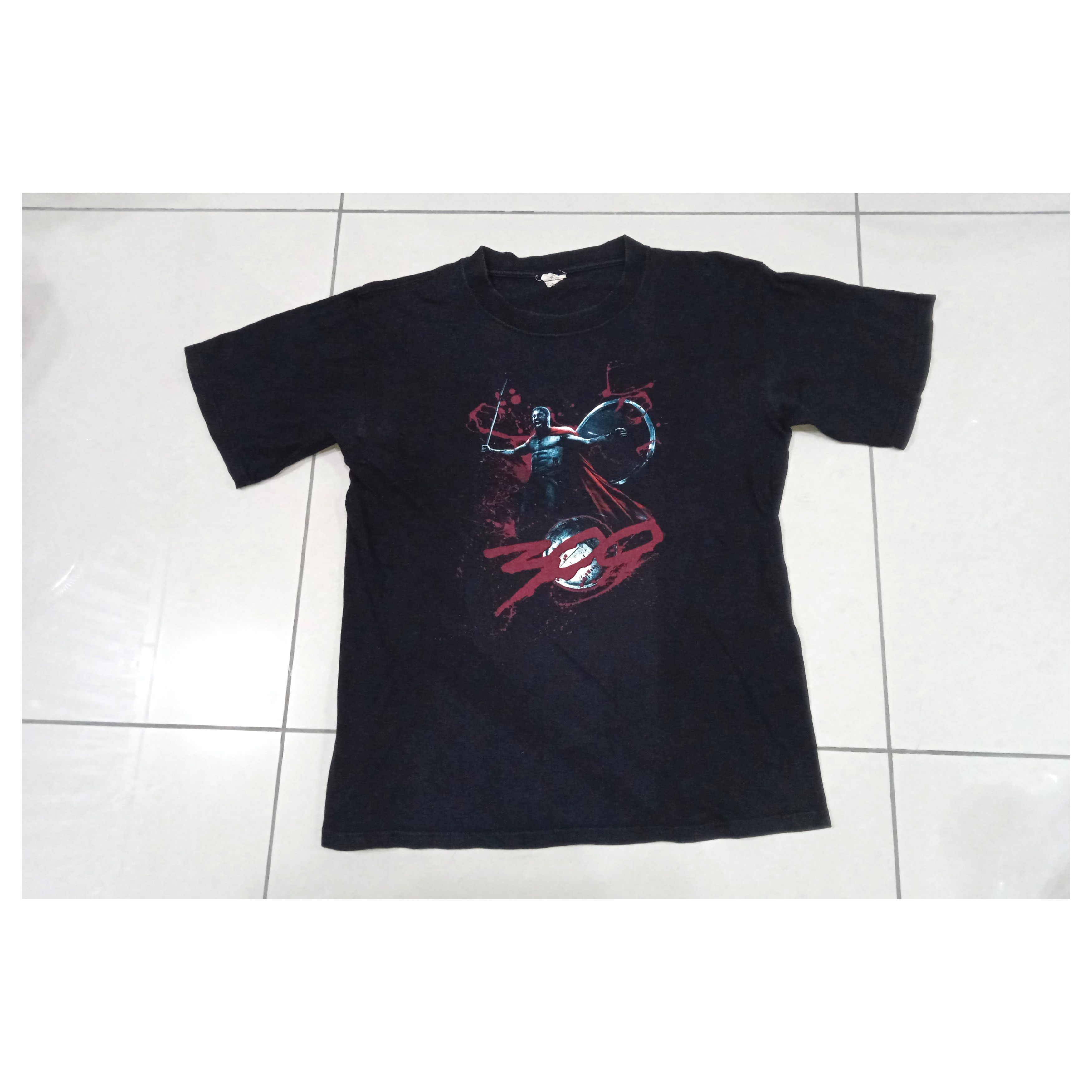 image of 2000S 300 Movie 2007 T-Shirt in Black, Men's (Size Medium)
