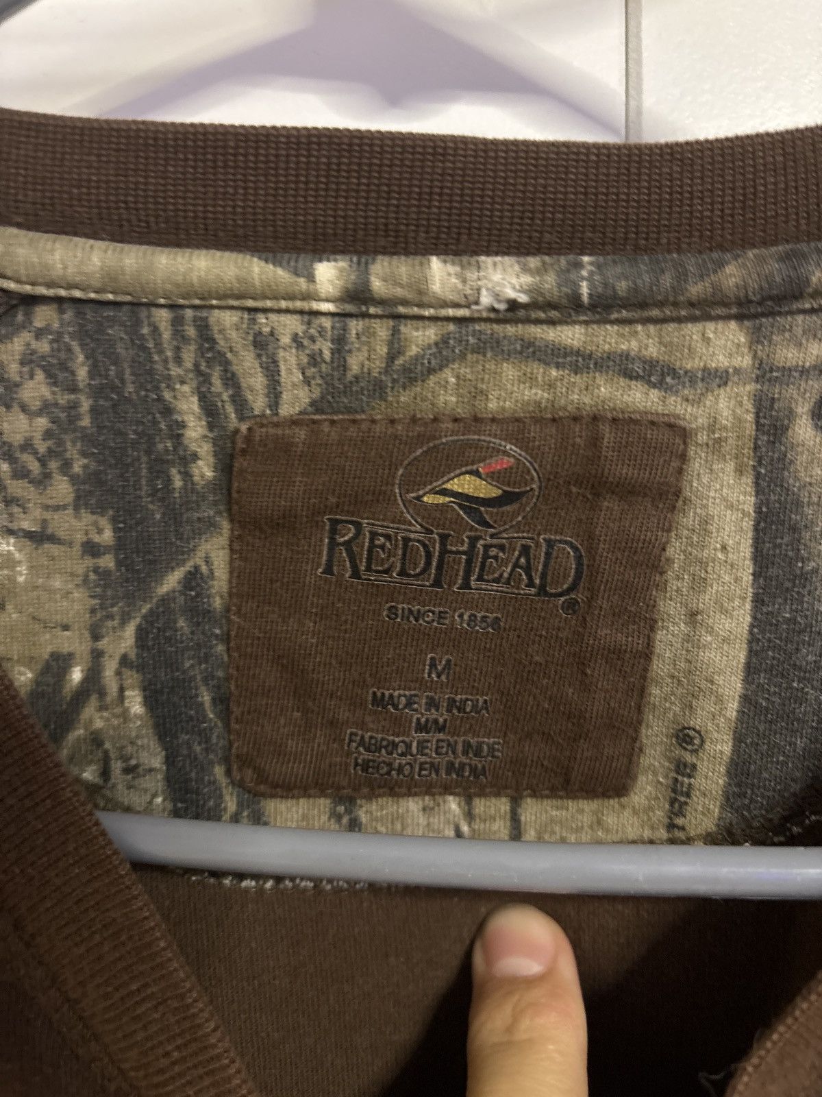 Realtree Real tree brown camo long sleeve Size US M / EU 48-50 / 2 - 4 Thumbnail