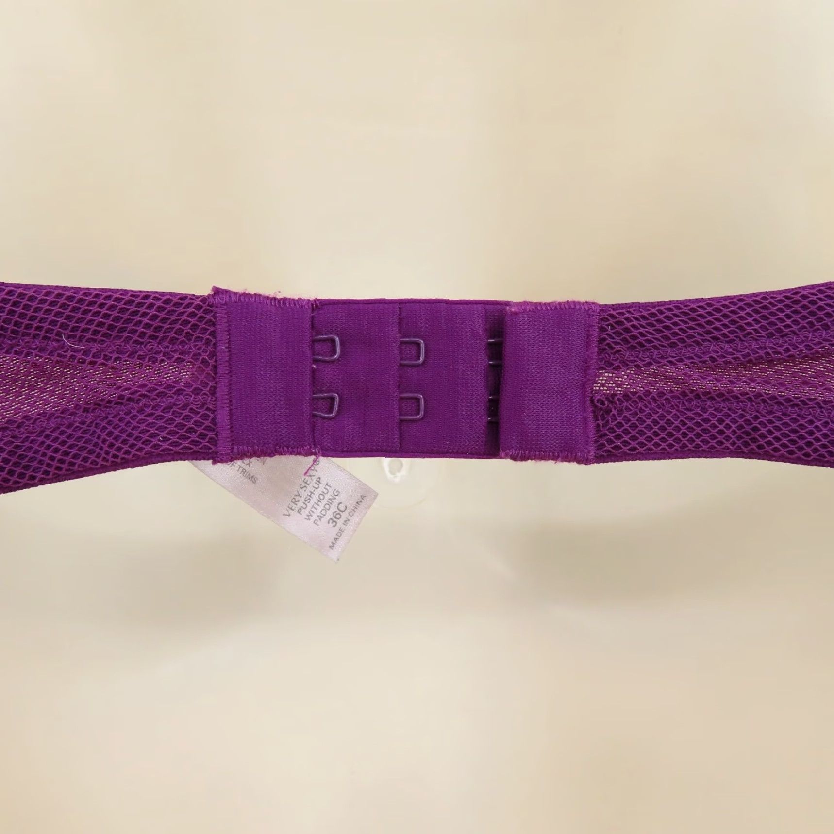 Victoria's Secret Victoria's Secret 36C Push Up Bra Purple Lace Underwired Velvet User: Victoria's Secret 36C Push Up Bra Purple Lace Underwired Velvet Size ONE SIZE - 7 Thumbnail