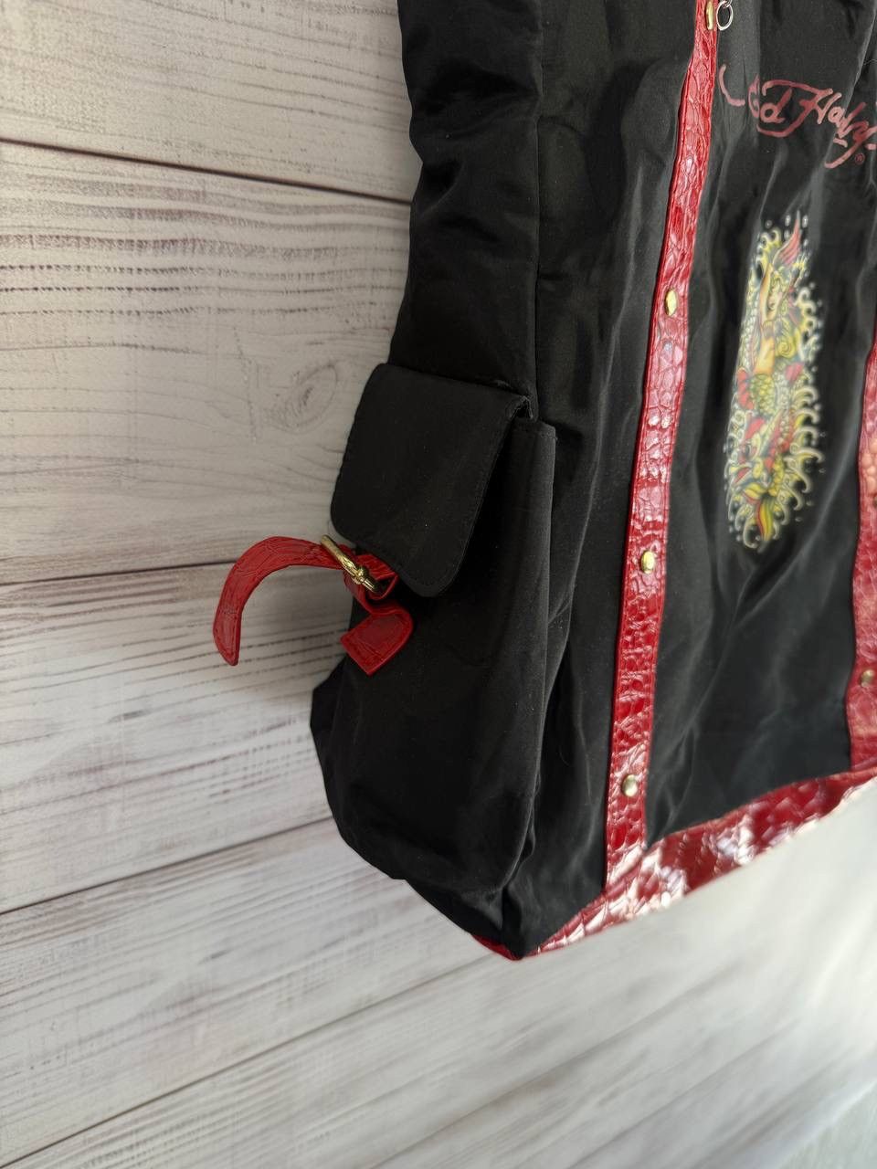 Ed Hardy Ed Hardy Bag Shoulder Big Logo Vintage Monogram Size ONE SIZE - 5 Thumbnail